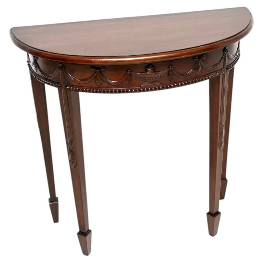 Antique Adam Style Console Table For Sale