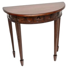 Table console ancienne de style Adams