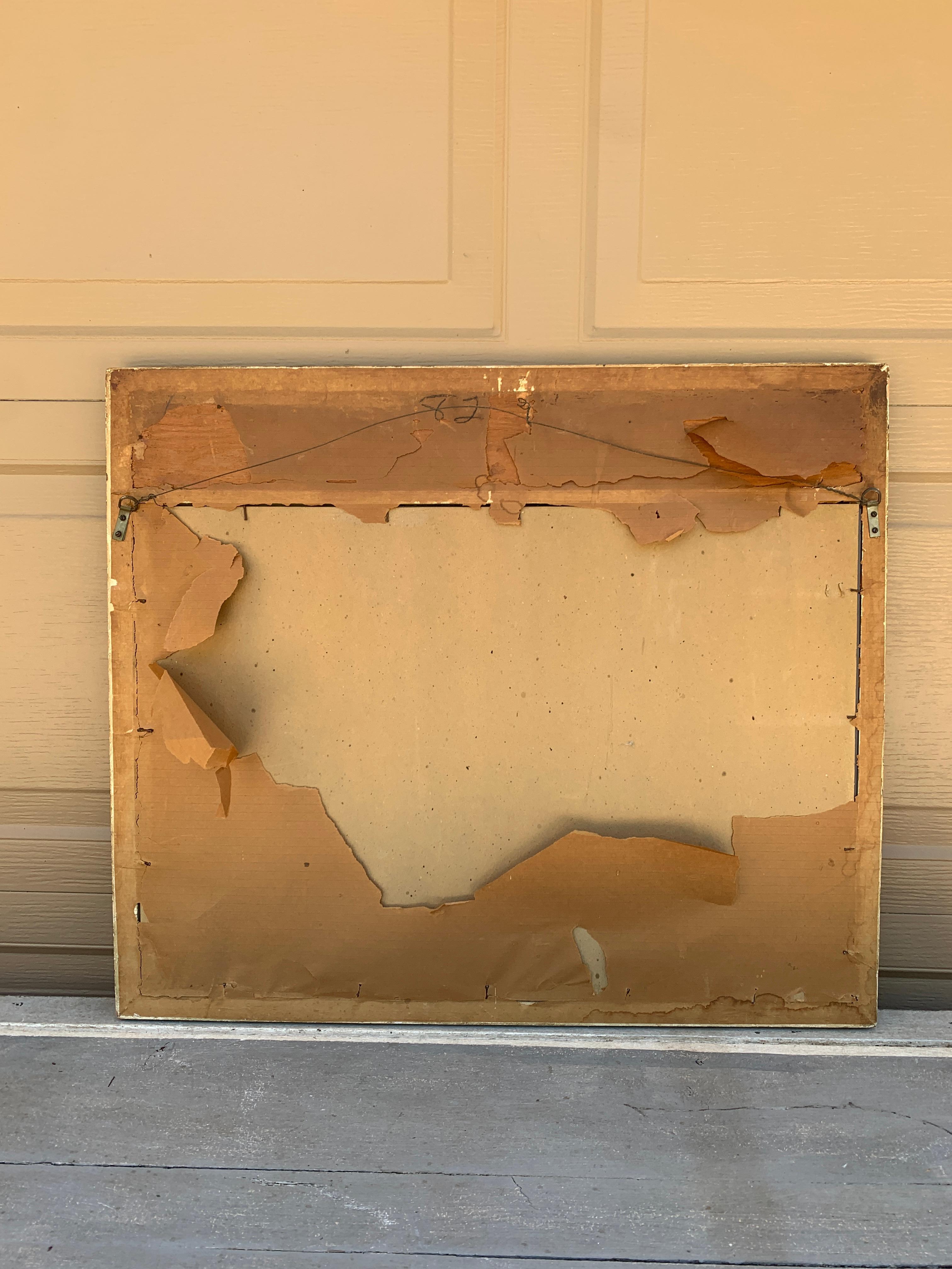 Antiguo Espejo de Pared Estilo Adam Neoclásico de Madera Dorada Enmarcado en venta 4