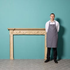 Cornice per camino in pino in stile Adams