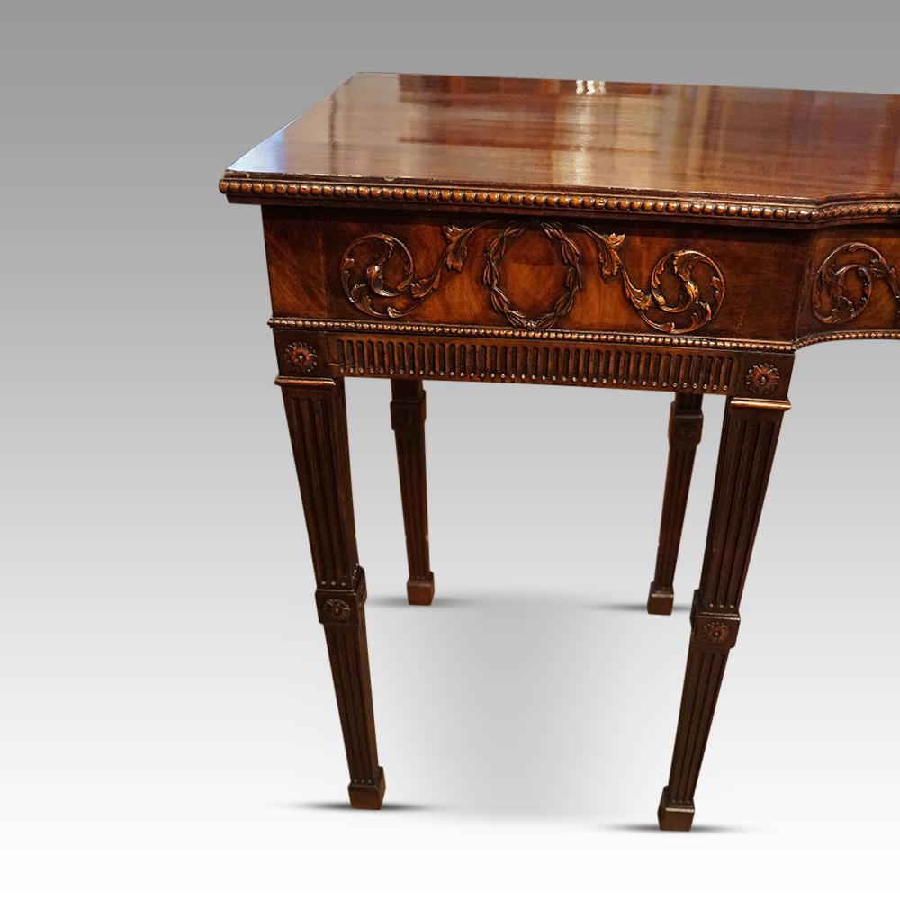 English Antique Adam style serving table For Sale