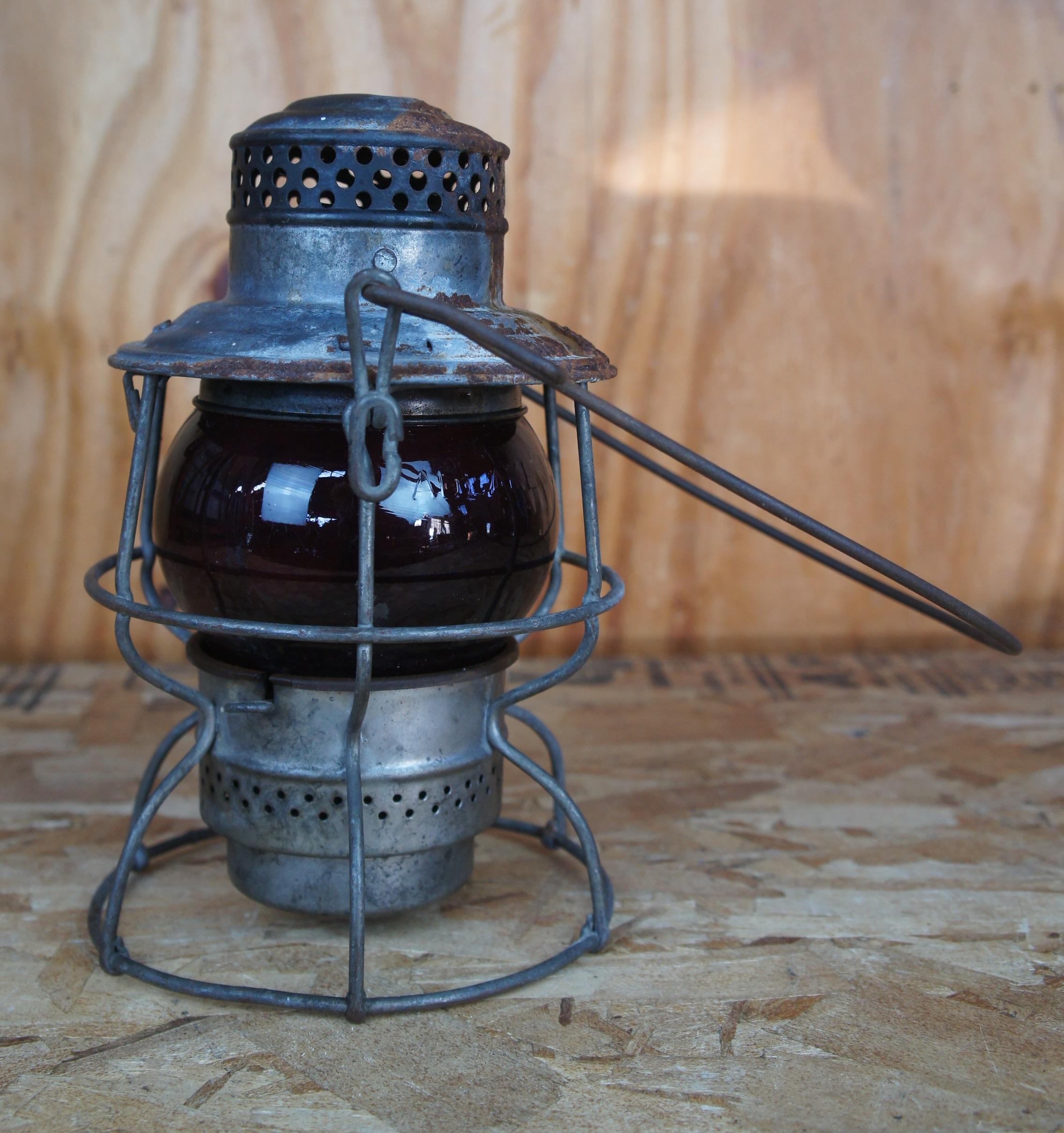 antique railroad lantern value