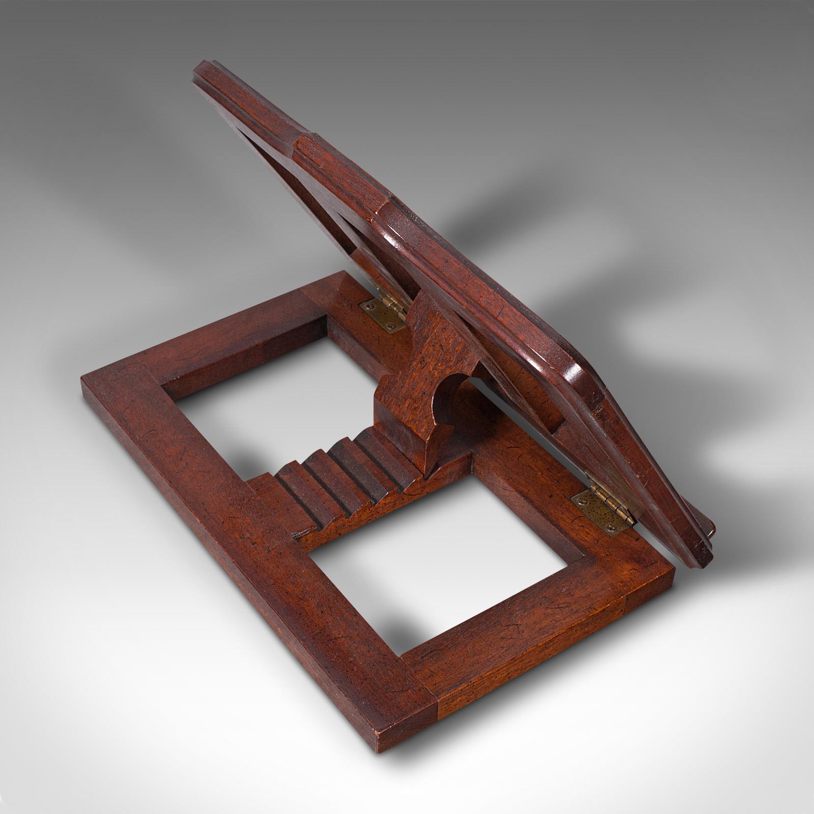 Antique Adjustable Book Rest, English, Sheet Music, Lectern Rack, Victorian 1