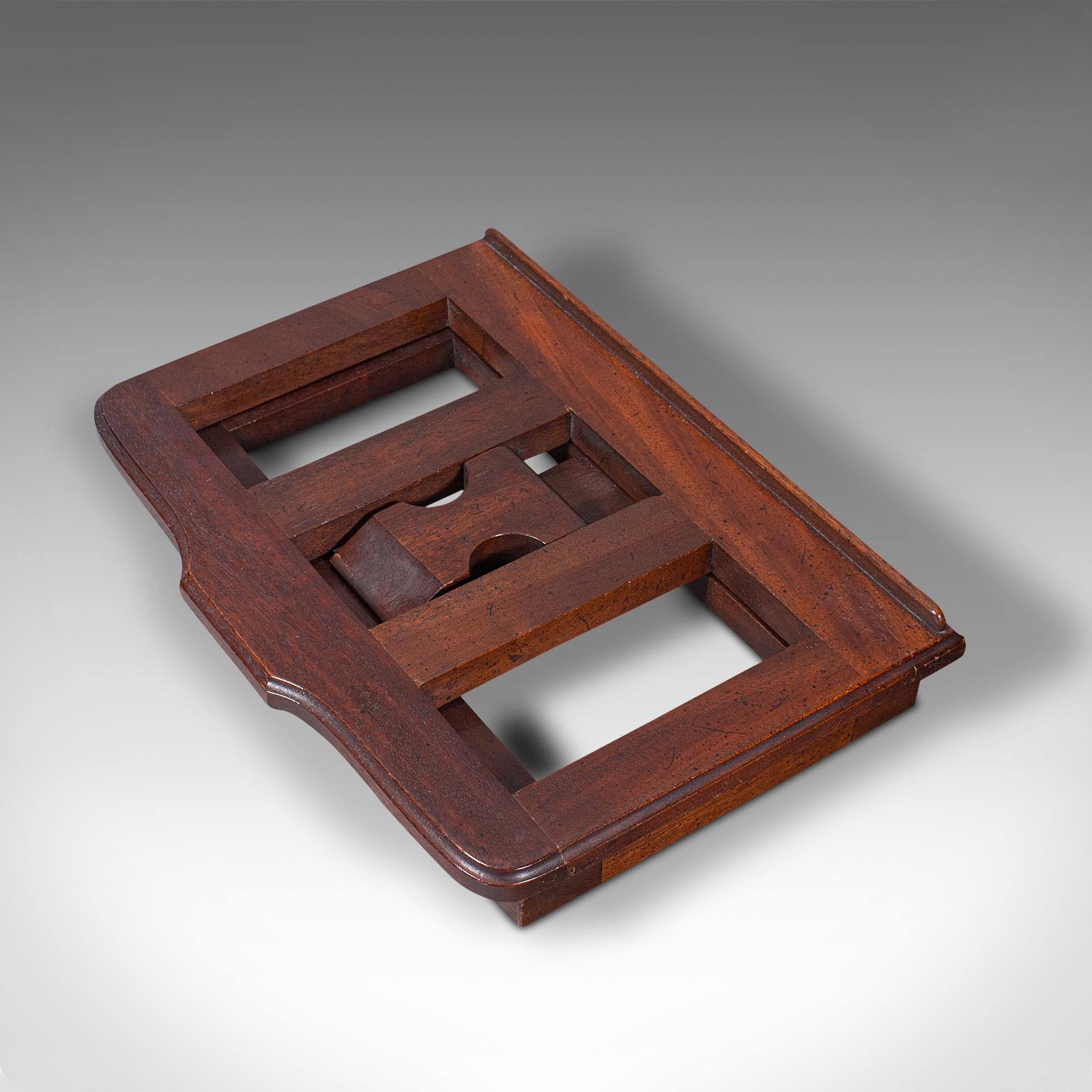 Antique Adjustable Book Rest, English, Sheet Music, Lectern Rack, Victorian 2