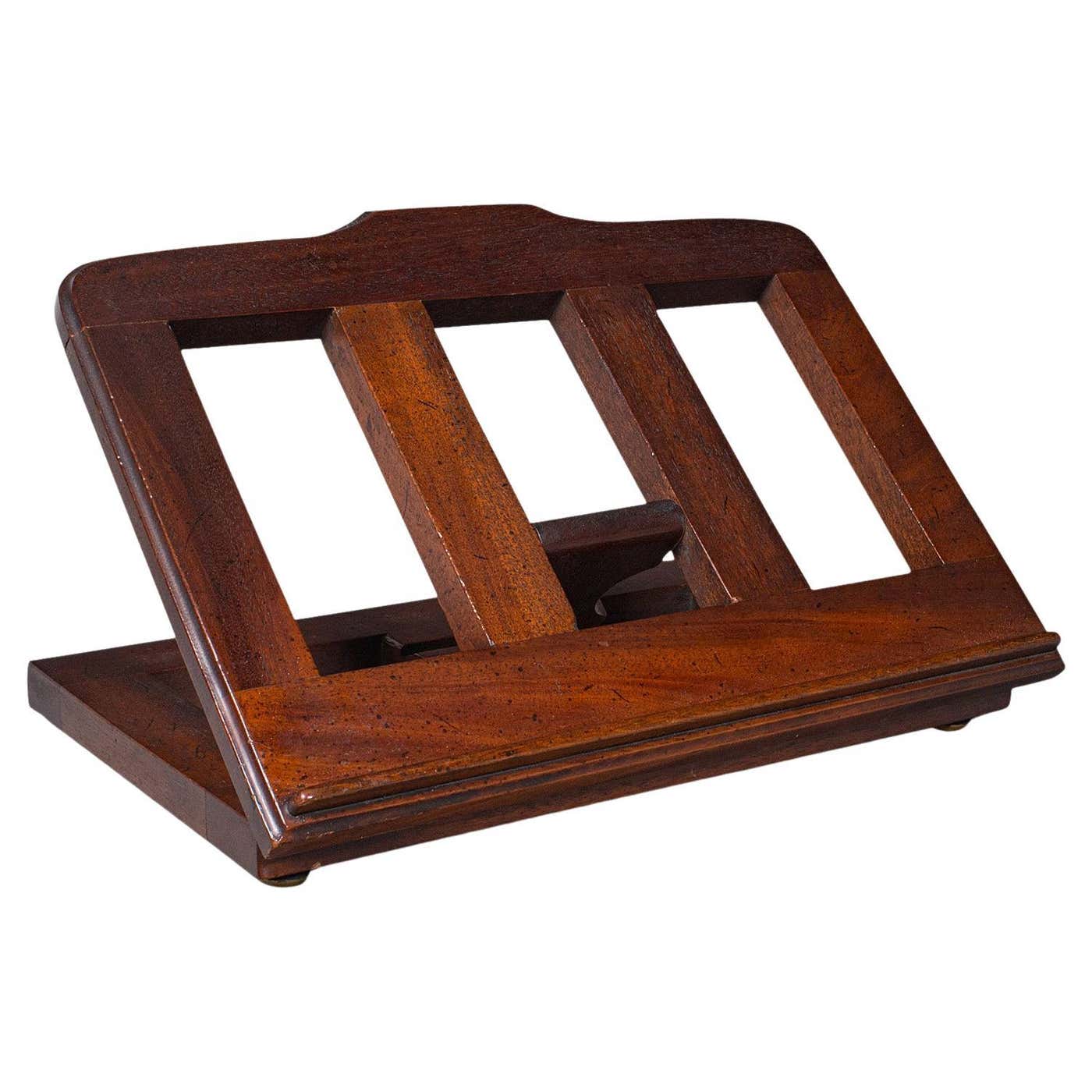 Antique Adjustable Book Rest, English, Sheet Music, Lectern Rack ...