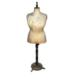 Vintage Adjustable Dressmaker Curvy Mannequin , Austria, 1890s