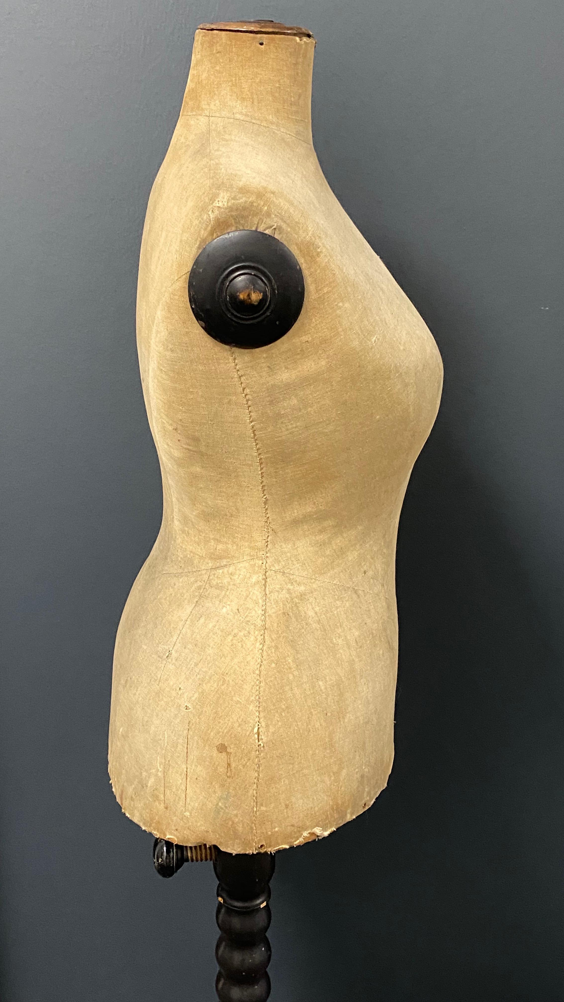 Black Forest Antique Adjustable Dressmaker Mannequin, Austria, 1890s