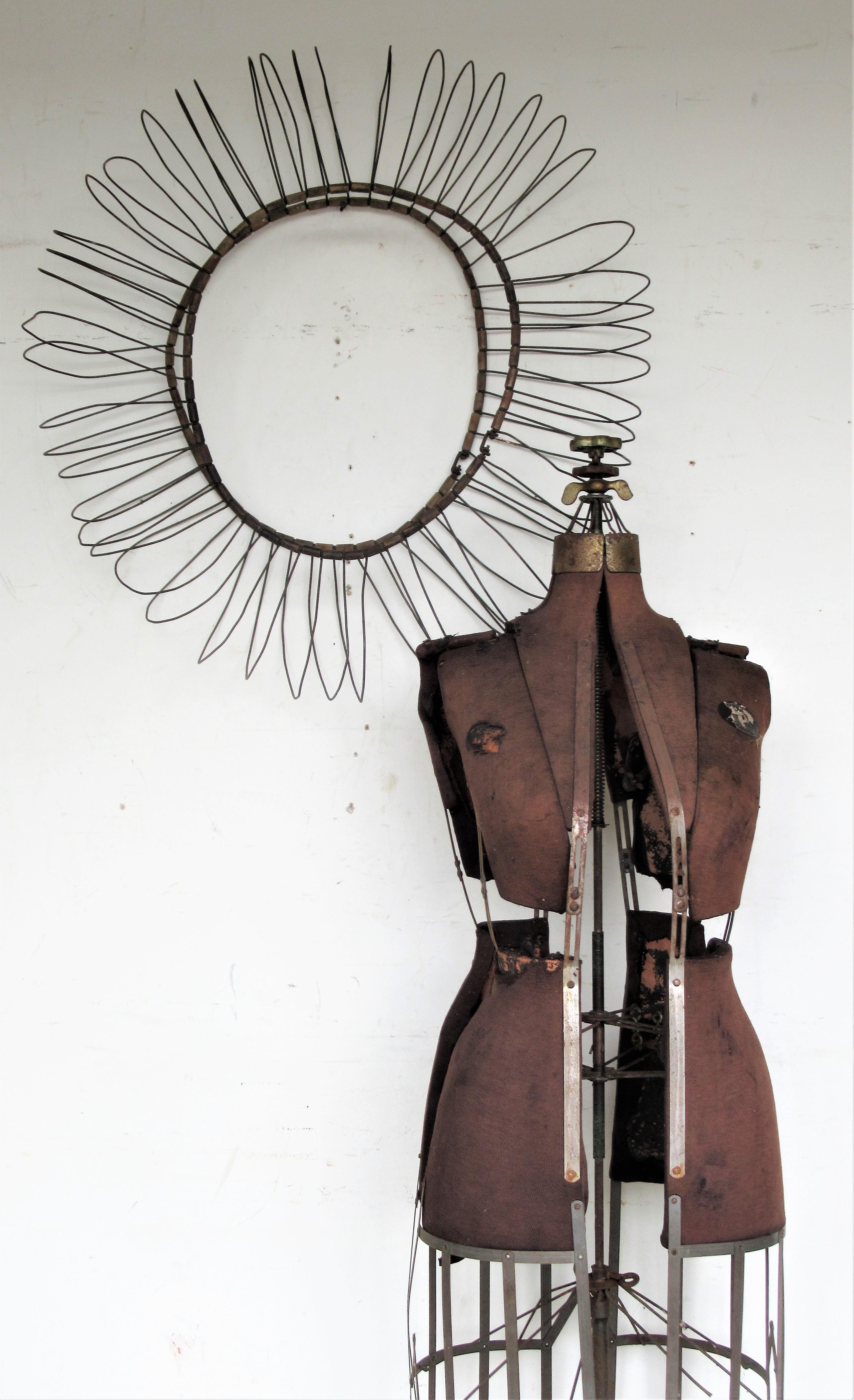 Antique Adjustable Freestanding Dress Makers  Form 5