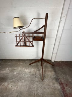 Antique Adjustable Lighted Music Stand