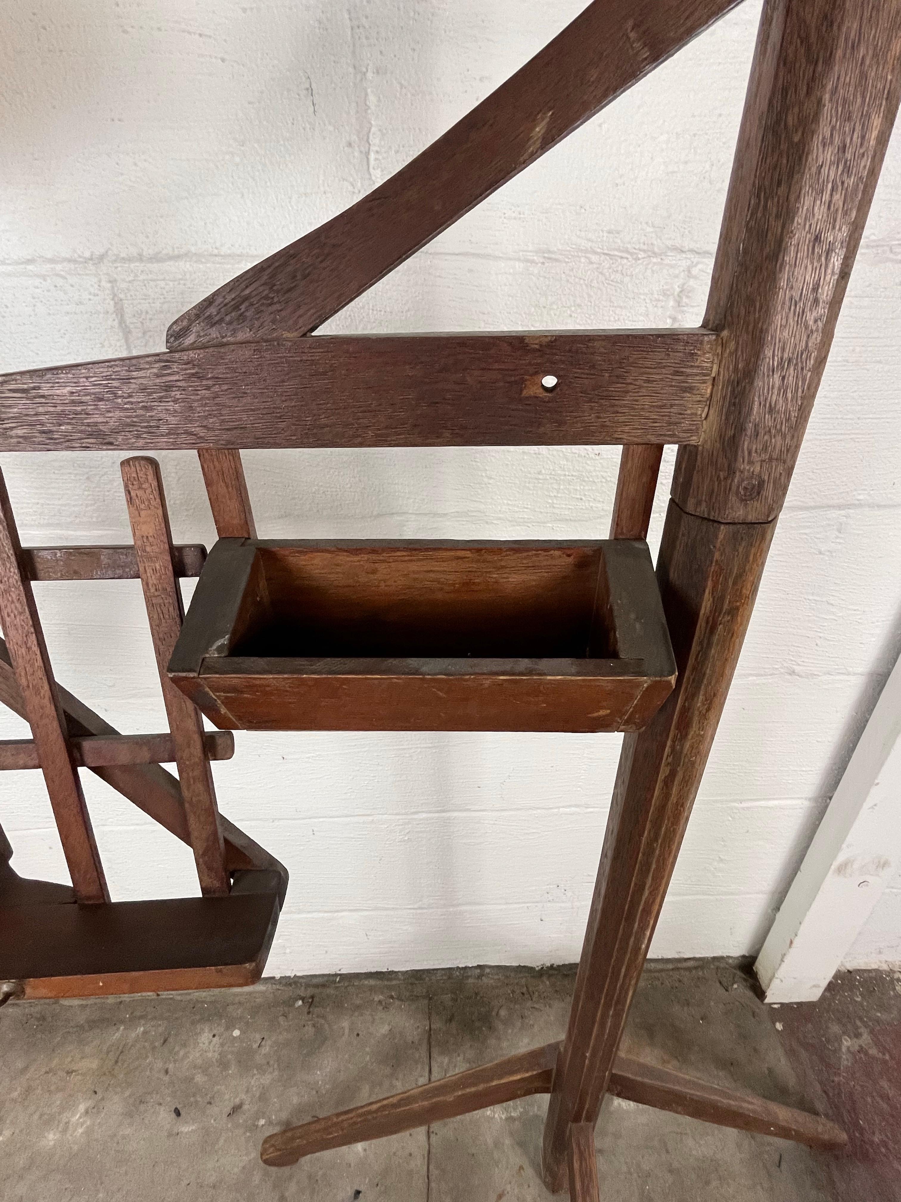 Antiker verstellbarer beleuchteter Notenständer (20. Jahrhundert) im Angebot