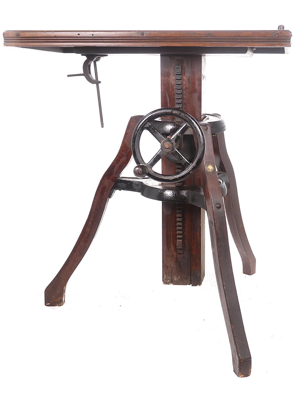 19th Century Antique Adjustable Pedestal Camera Stand