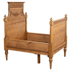 Antique Adjustable Pine Child's Bed, Sweden, circa 1860-80