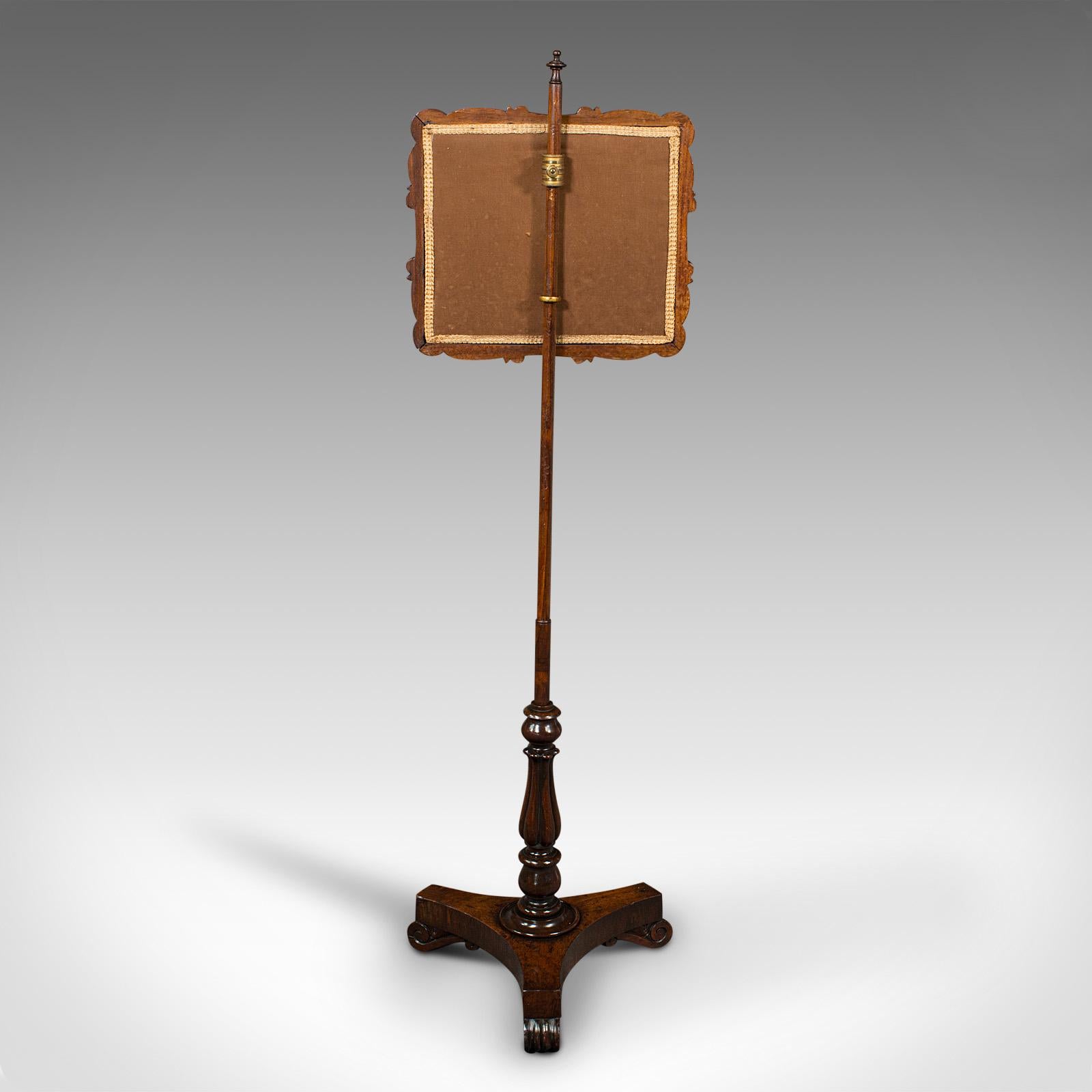 Paravent réglable, anglais, Fireside Antiques, Regency, circa 1820 Bon état - En vente à Hele, Devon, GB