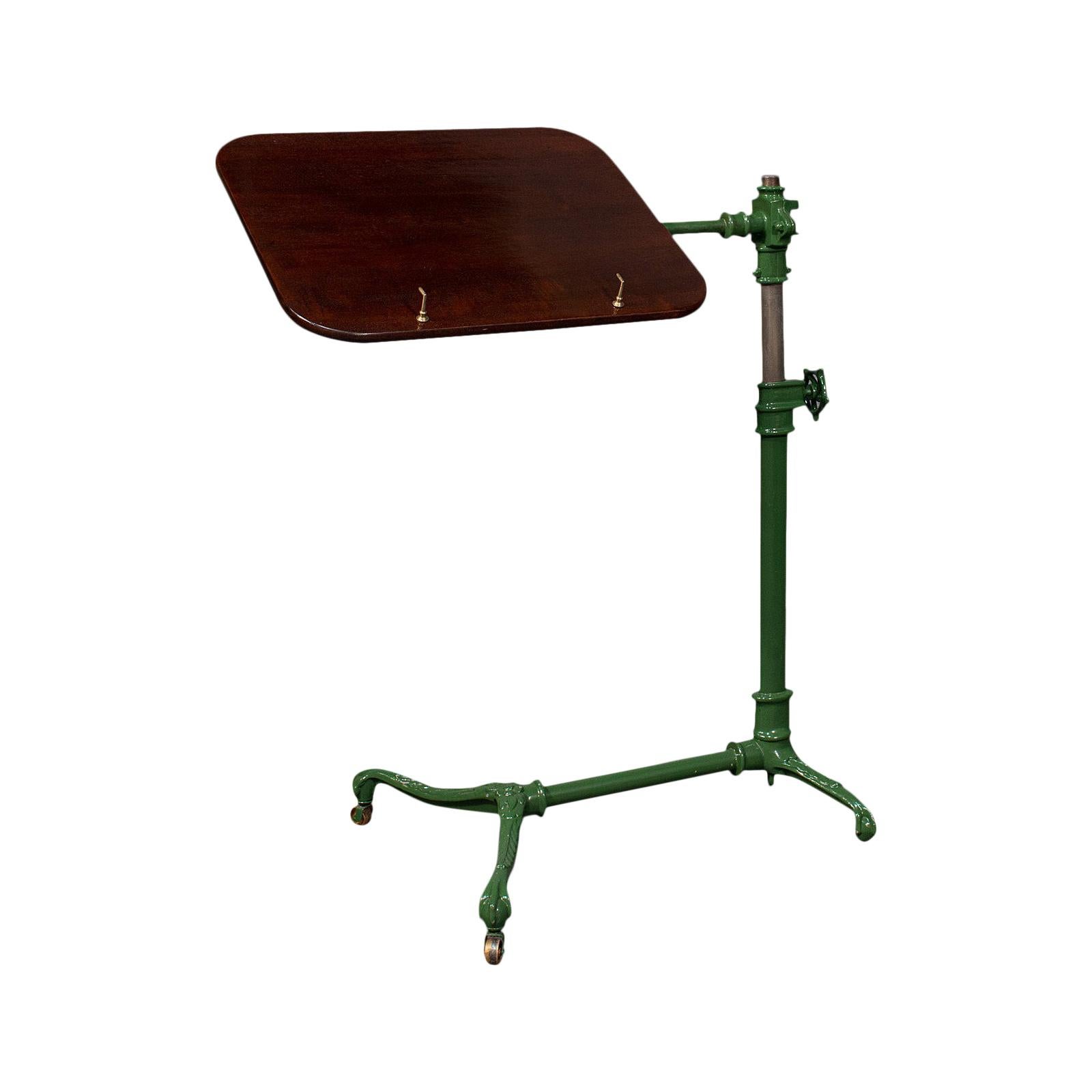 Antique Bird’sEye Maple Biedermeier Style Adjustable Lyre Music Stand