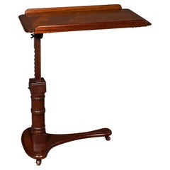 Used Adjustable Reading Table, English, Lectern, Recital Stand, Edwardian