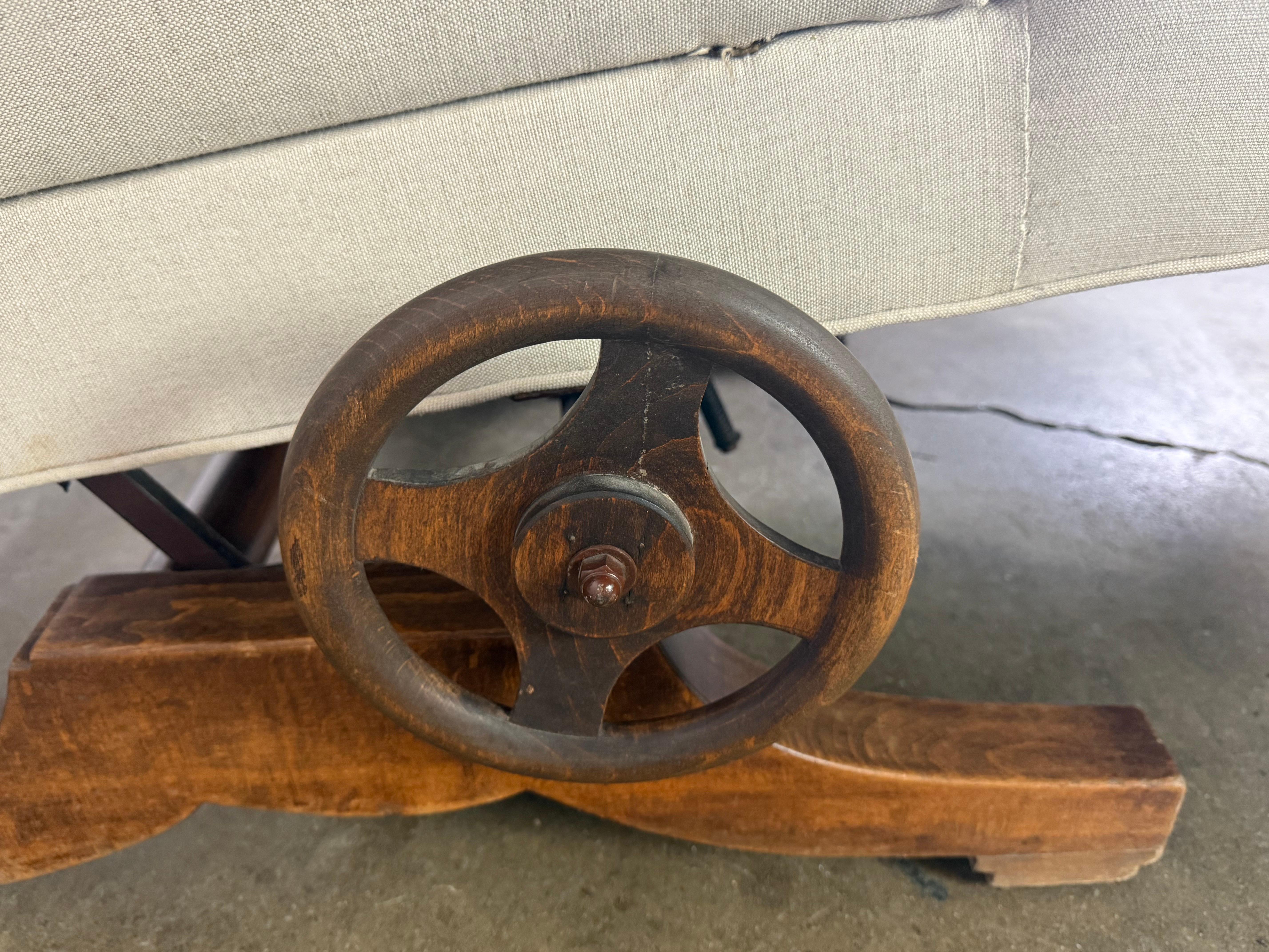 Antique Adjustable Sherz Lounge Chair For Sale 6
