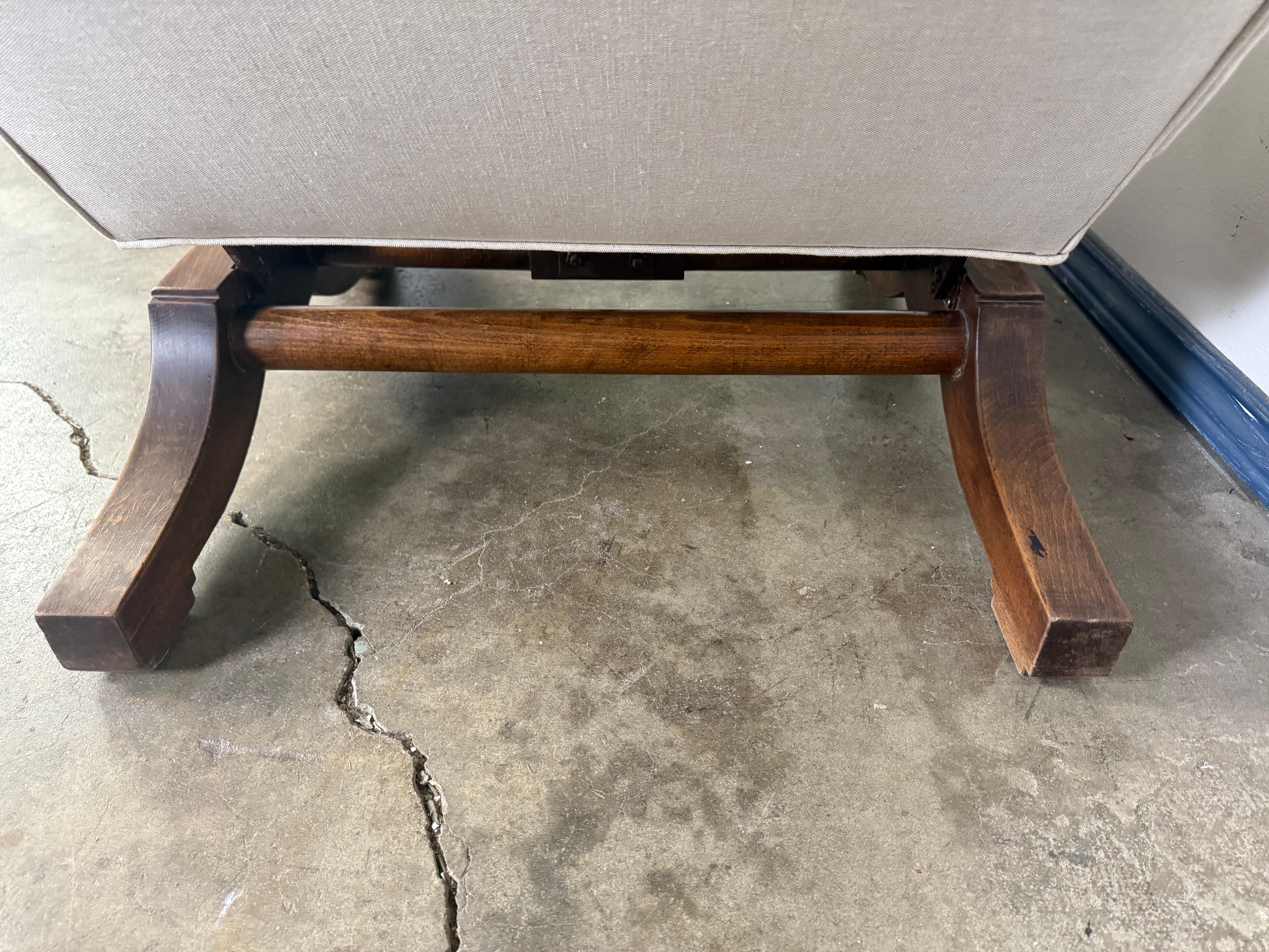 Antique Adjustable Sherz Lounge Chair For Sale 1