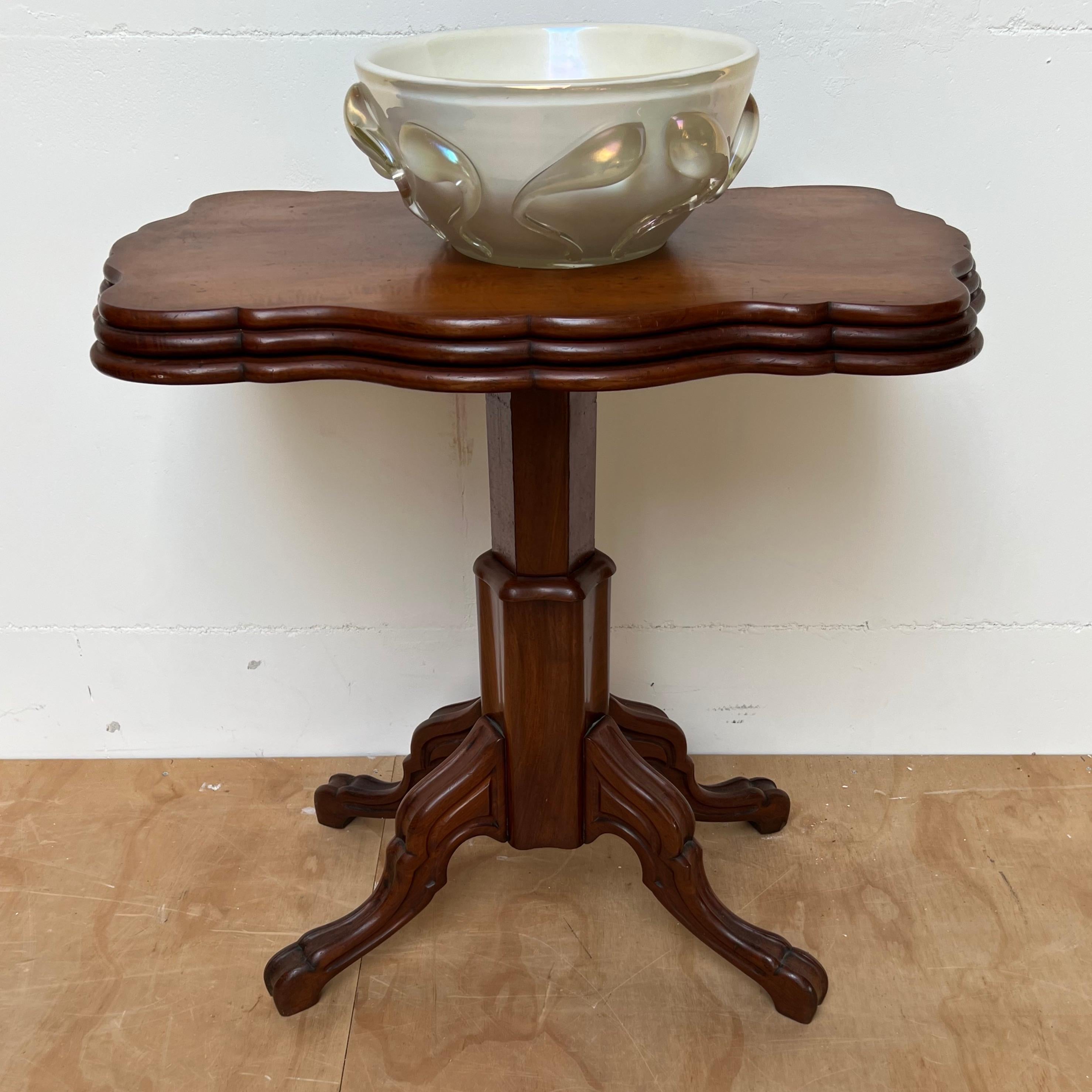 Antique Adjustable Victorian Dumb Waiter Table / Side Table, England, circa 1870 For Sale 4