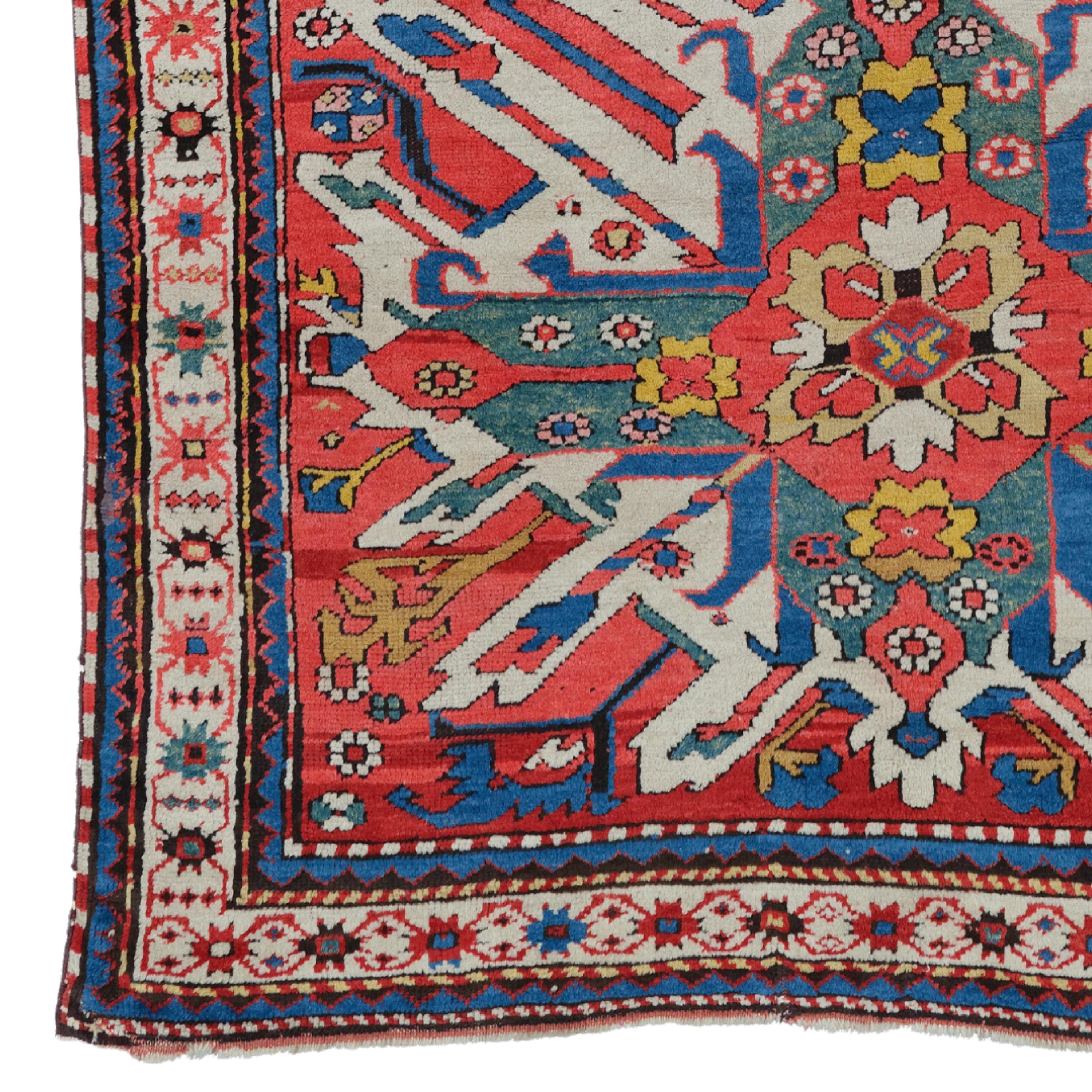 Antique Adler Rug - Antique Caucasian Rug
19th Century Caucasian Adler Rug
Size: 143x278cm  4,69x9,12 Ft

This 19th-century Caucasian Adler rug offers a perfect combination of history and art. With its rich color palette and intricate patterns, this
