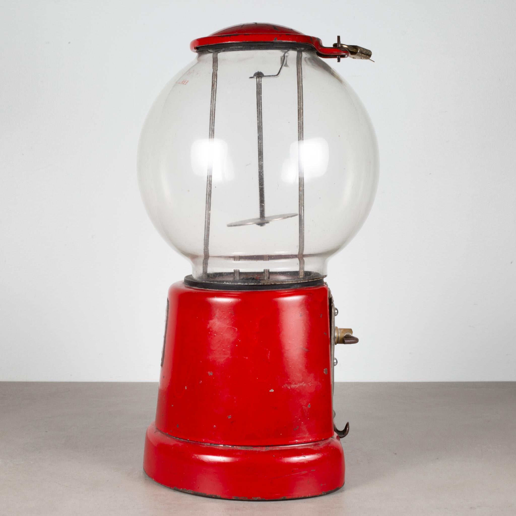 Art Deco Antique Advanced Machine Co. Gum Ball Vending Machine c.1920