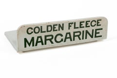 Antique Advertising Ironstone 'Margarine' Slab, England, circa 1920's