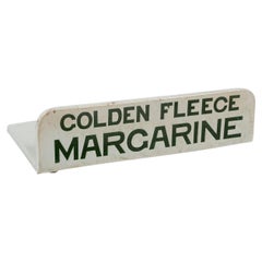 Antique Advertising Ironstone 'Margarine' Slab, England, circa 1920's