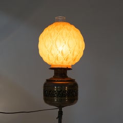 Antique Aesthetic Chas Parker Style Figural Dolphin Telescoping Piano Lamp 19thC