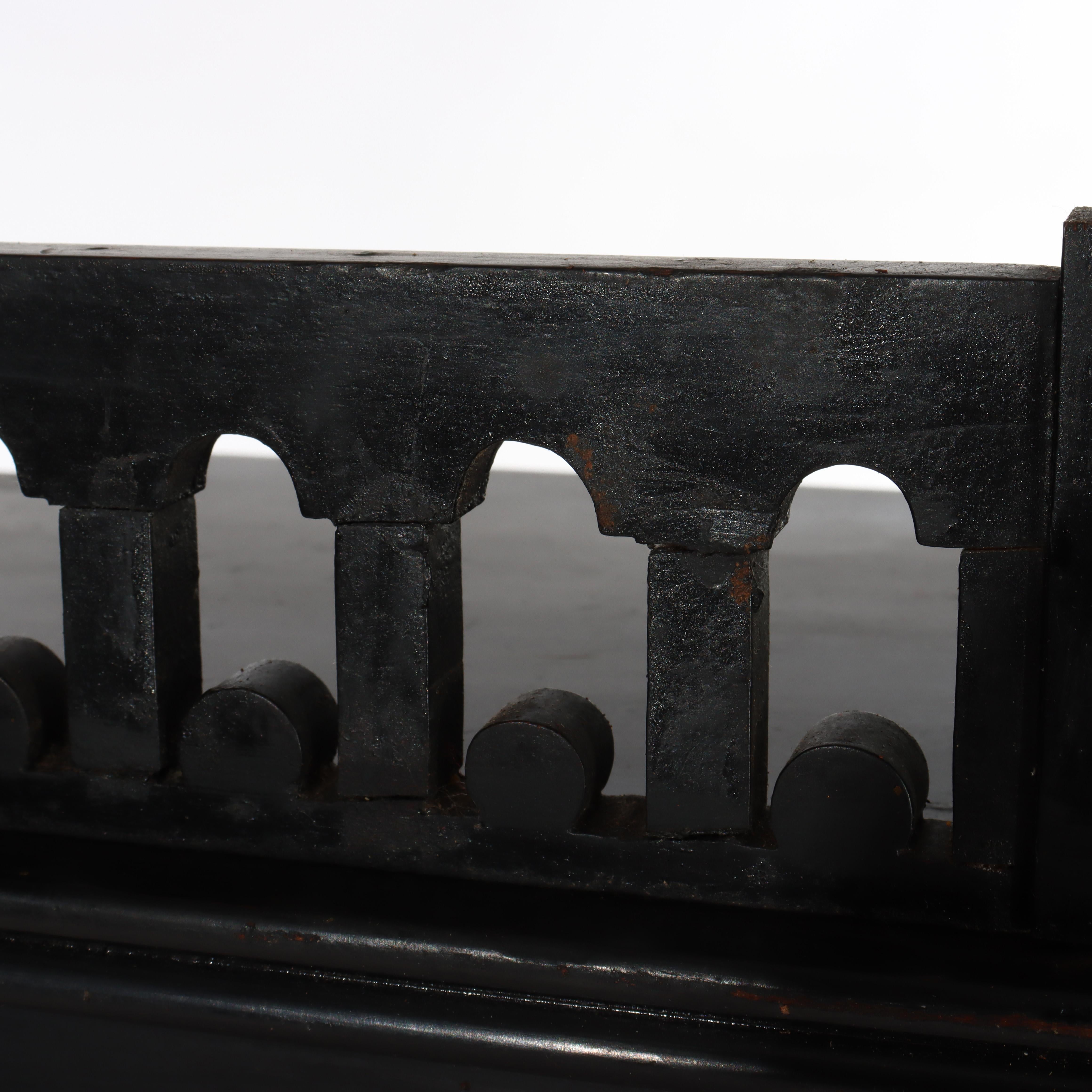 Antique Aesthetic Chip Carved Ebonized Cherry Lady’s Desk C1880 For Sale 9