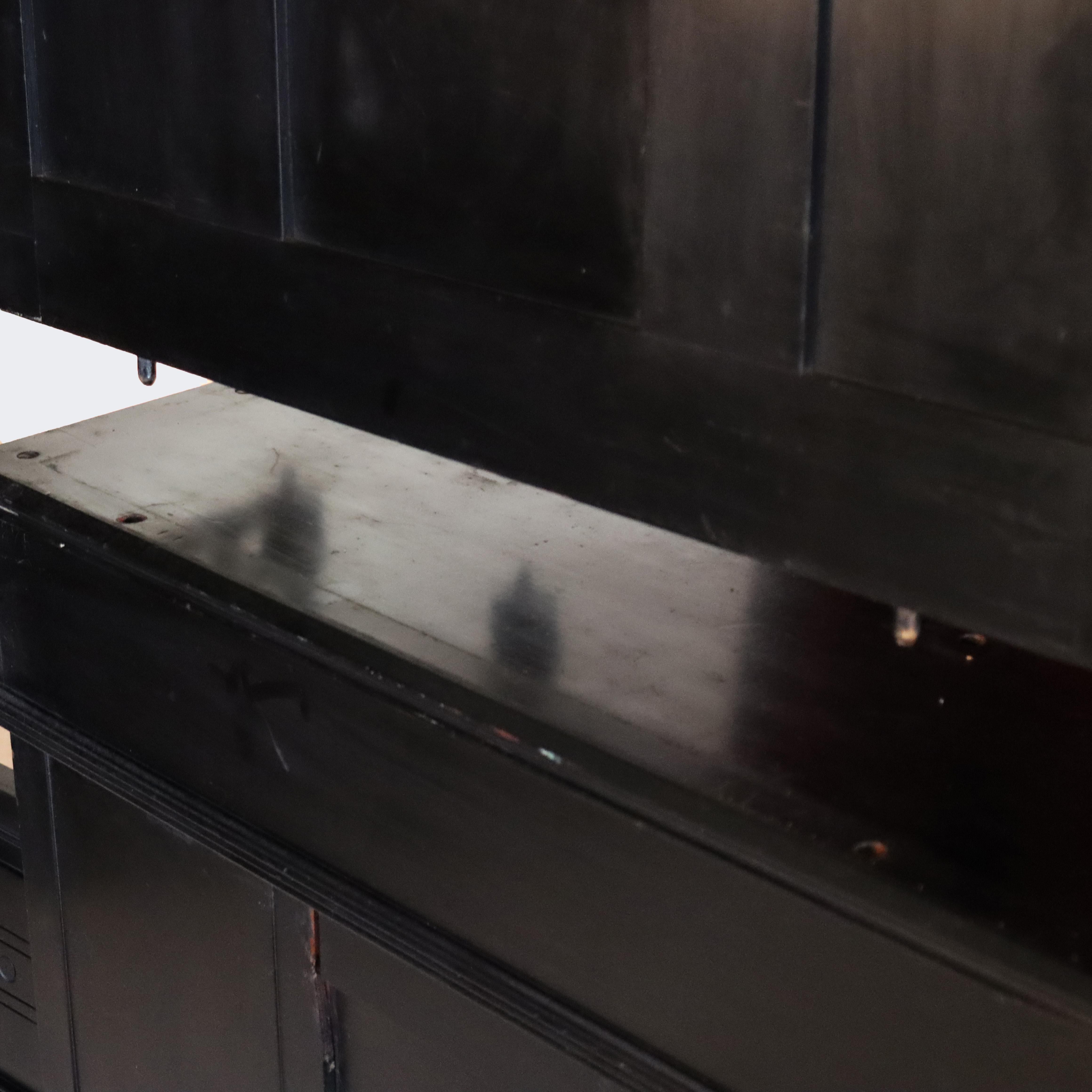 Antique Aesthetic Chip Carved Ebonized Cherry Lady’s Desk C1880 For Sale 10