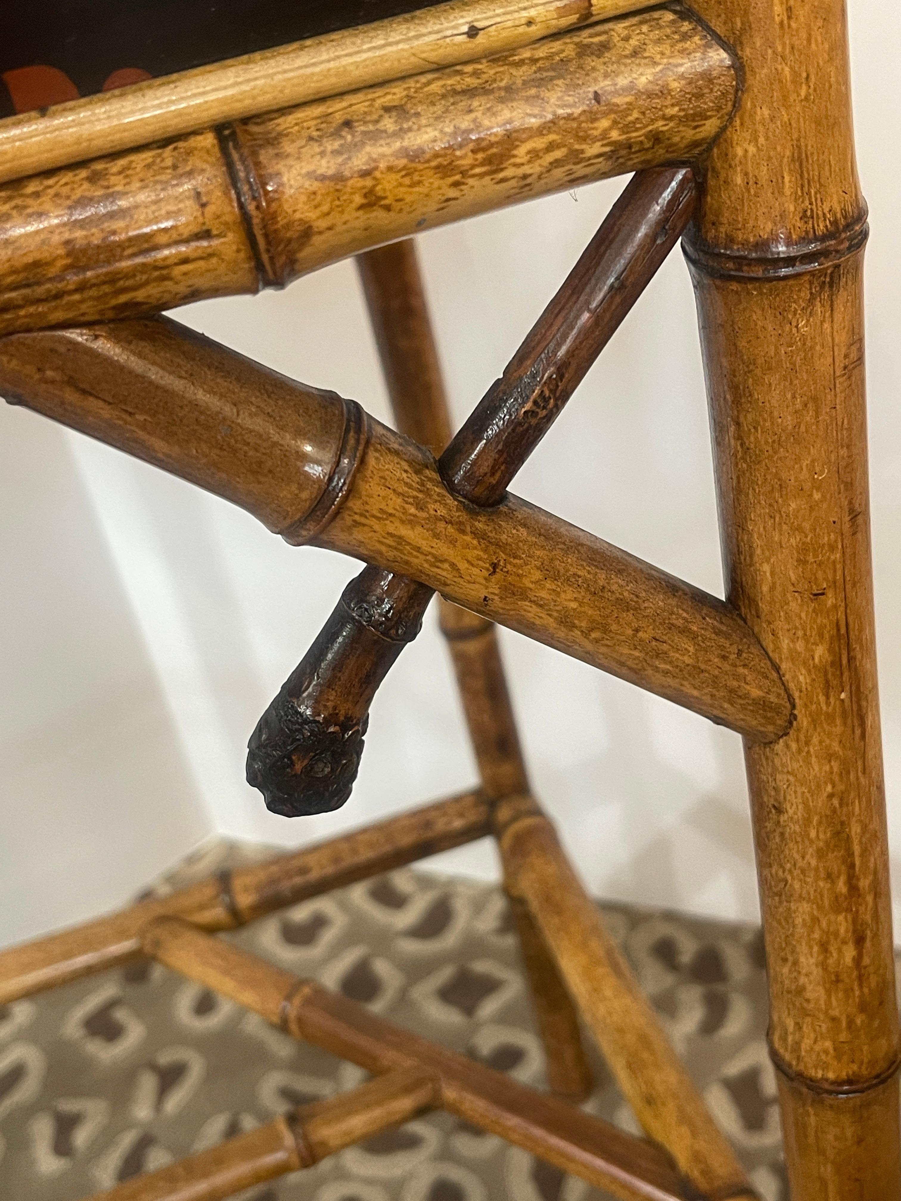 Antique Aesthetic Mouvement  Bamboo Slant Desk, 1880-1910 im Angebot 6