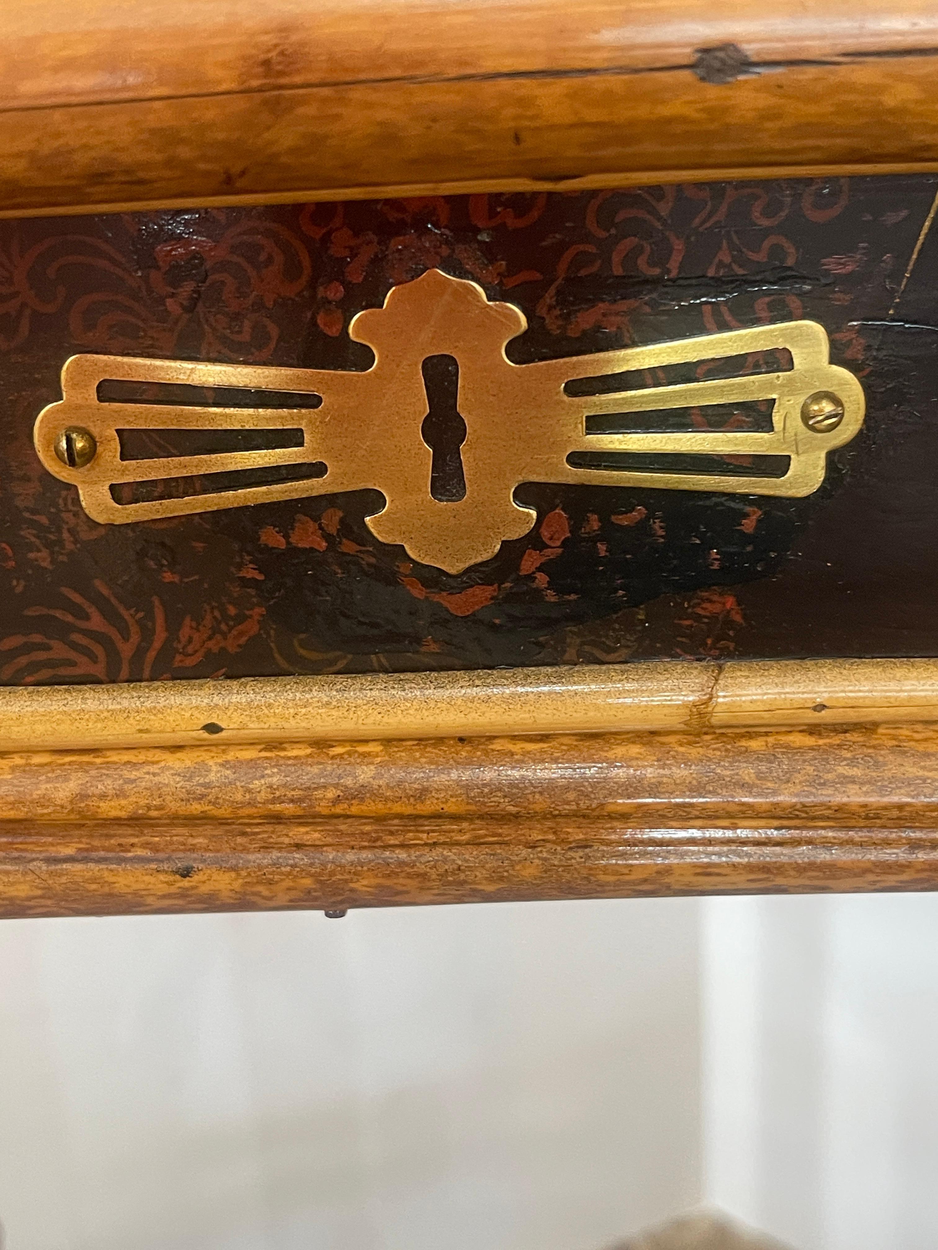 Antique Aesthetic Mouvement  Bamboo Slant Desk, 1880-1910 im Angebot 7