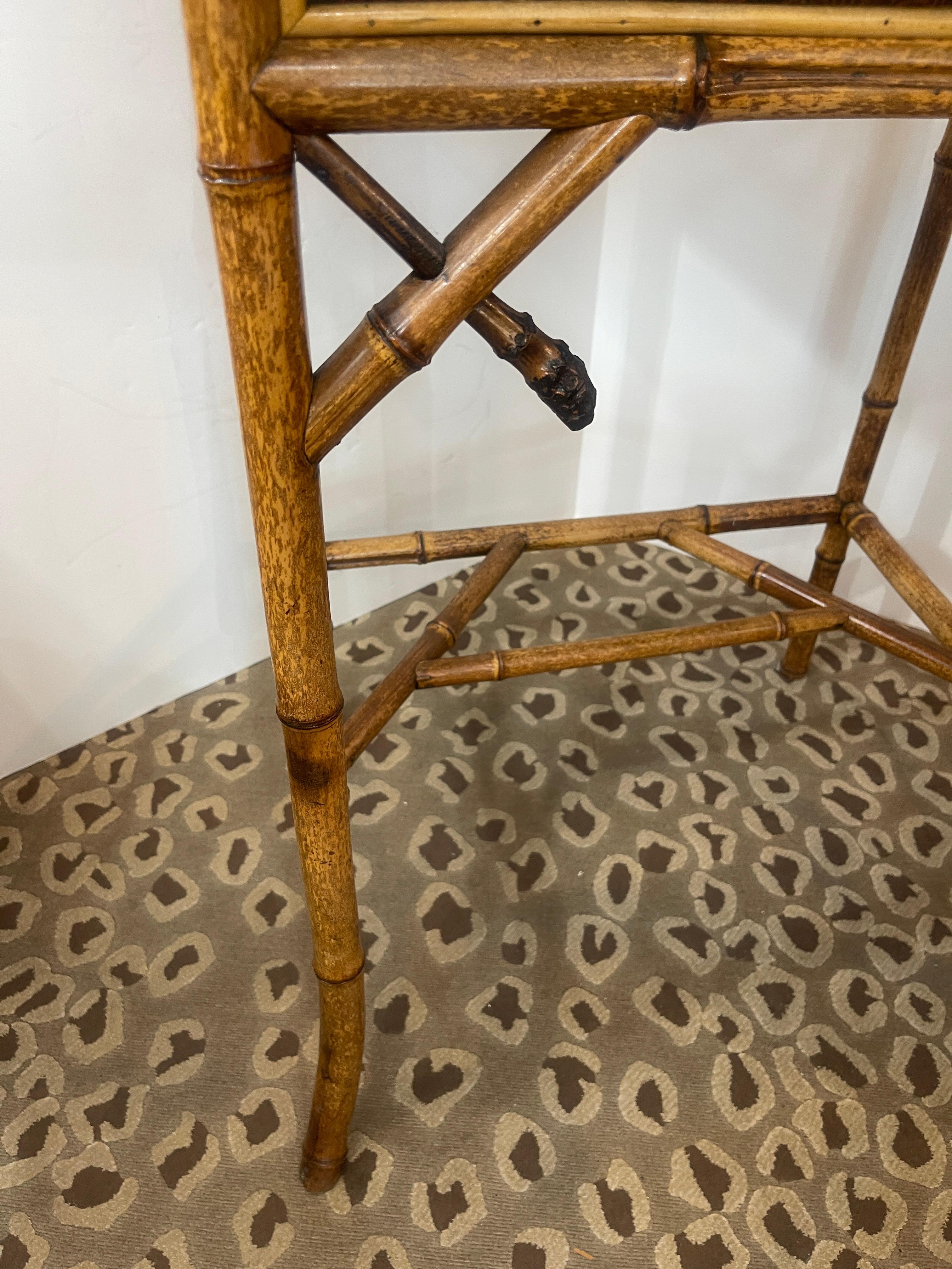 Antique Aesthetic Mouvement  Bamboo Slant Desk, 1880-1910 im Angebot 12