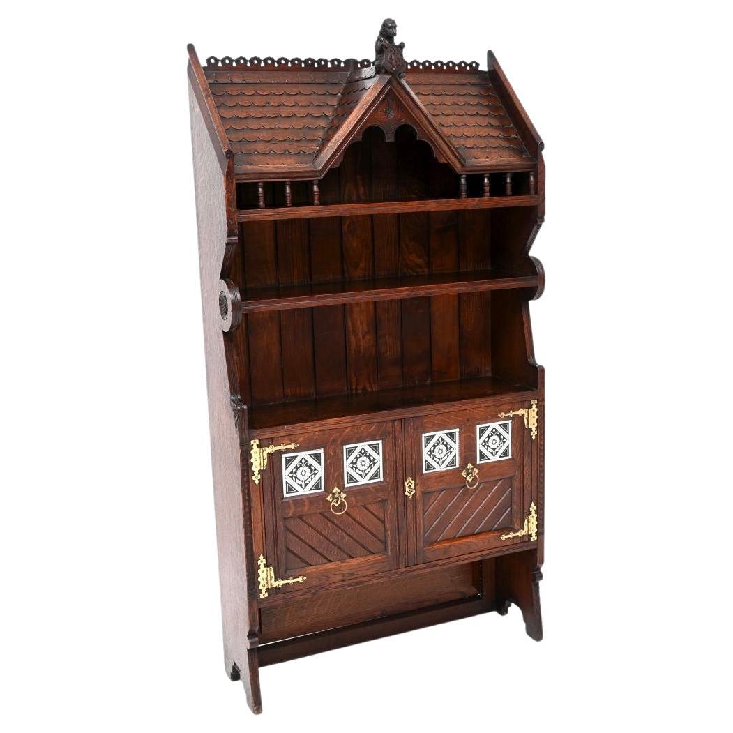 Antique Aesthetic Movement Cabinet by John Moyr Smith