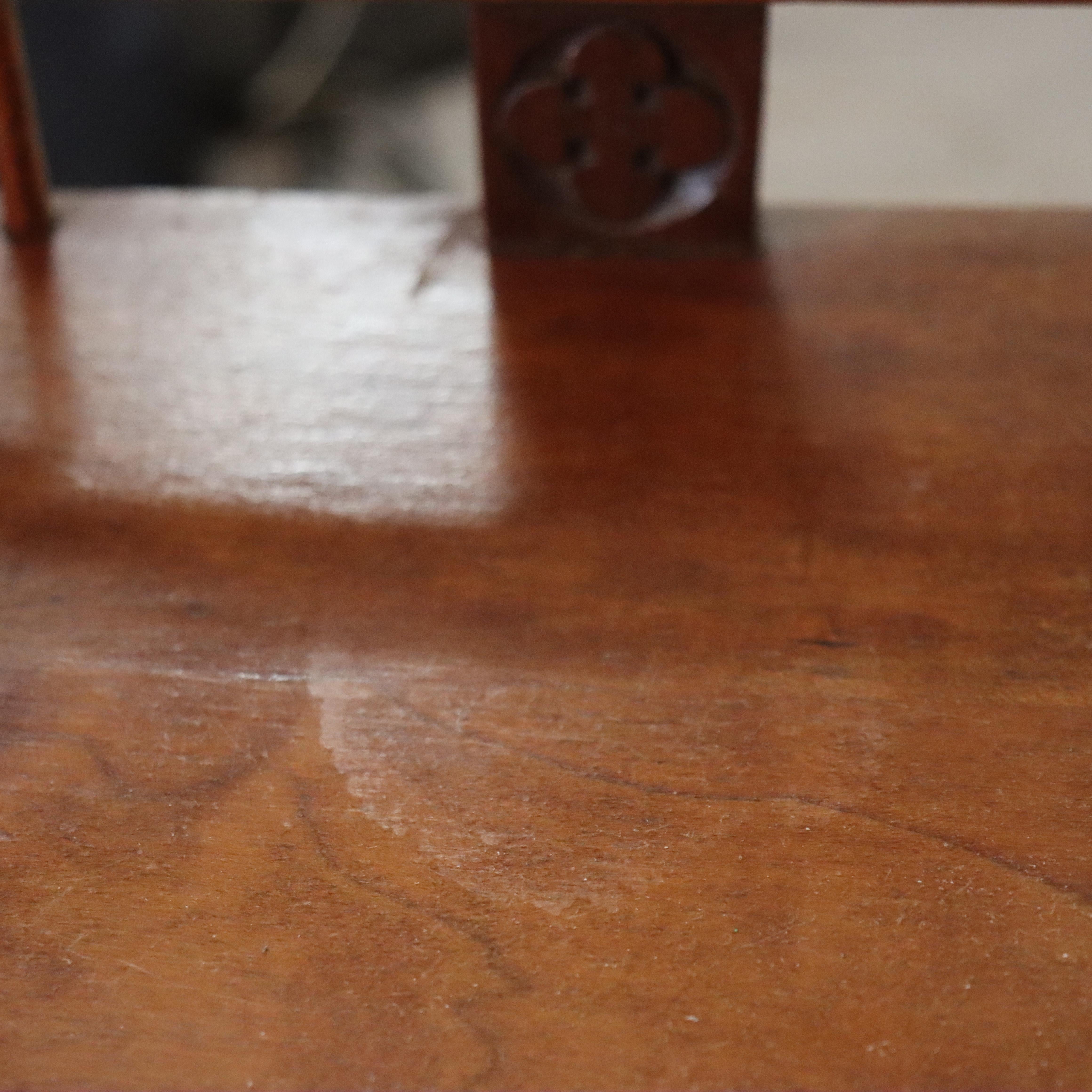 Antike Aesthetic Movement geschnitzt Kirsche Etagere unsigned C1880 im Angebot 6