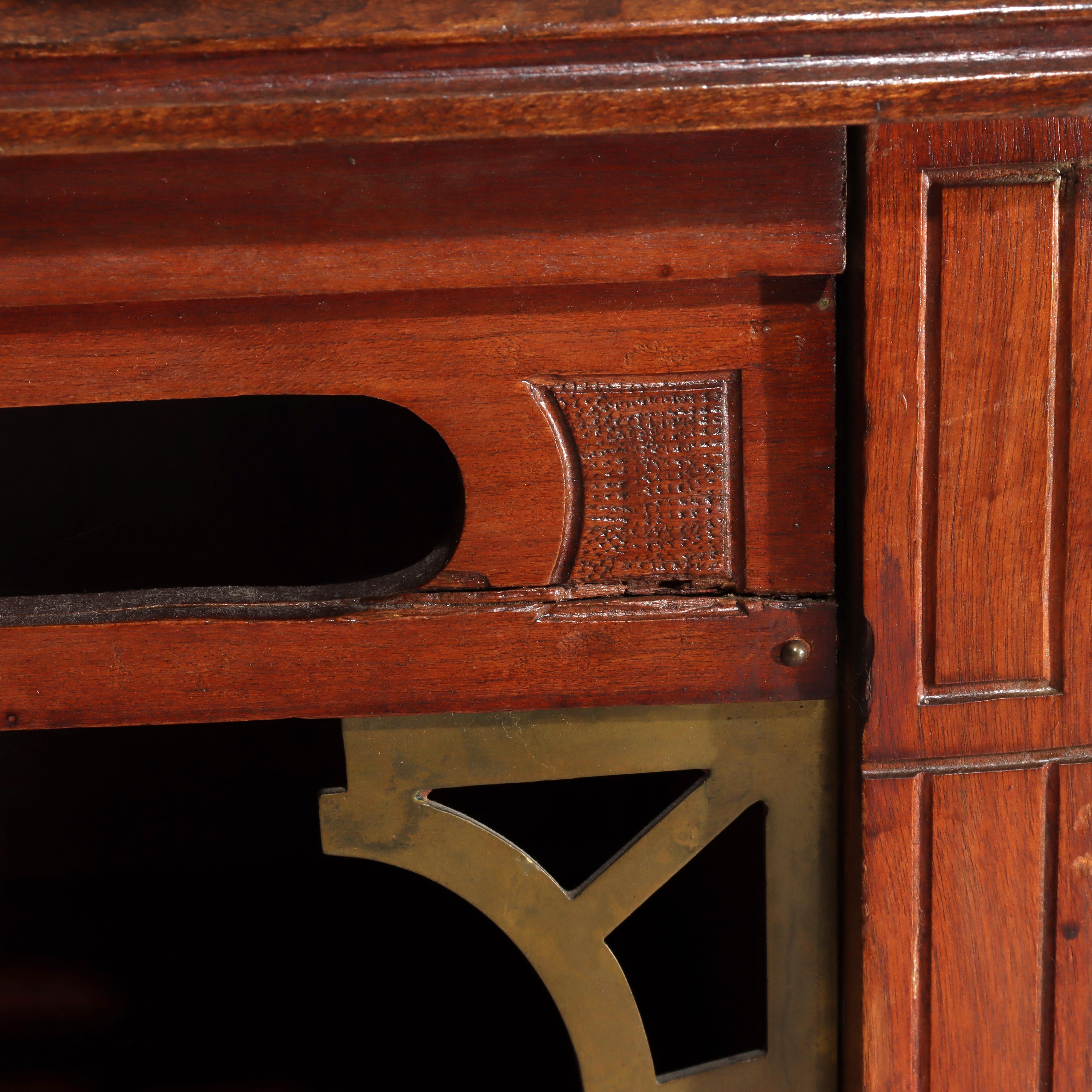 Antike Aesthetic Movement geschnitzt Kirsche Etagere unsigned C1880 im Angebot 9