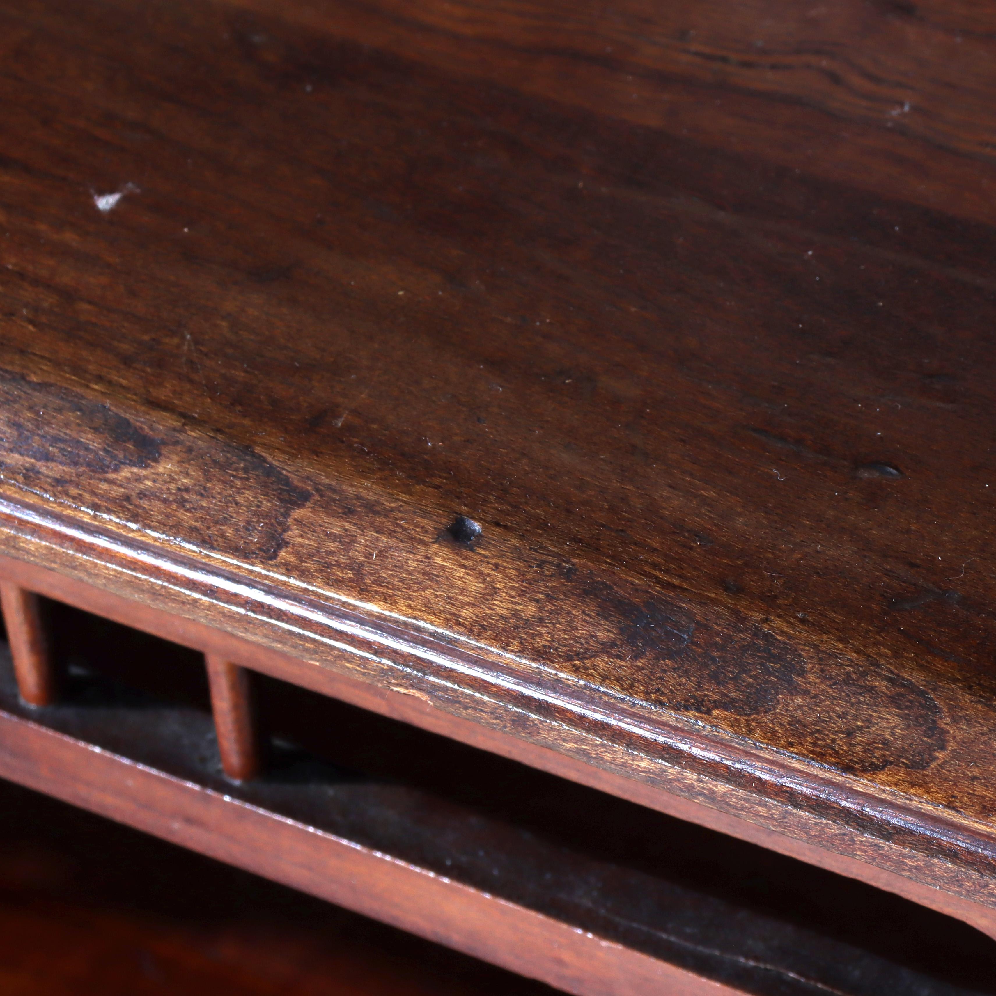 Antike Aesthetic Movement geschnitzt Kirsche Etagere unsigned C1880 im Angebot 4