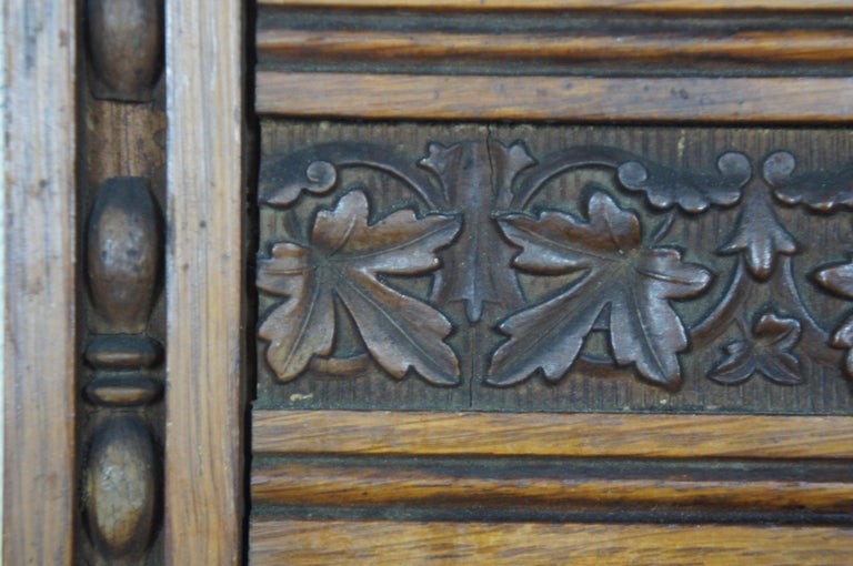 Petit Miroir De Coiffeuse Vintage Français En Laiton Biseauté En Verre Avec Visage De Bacchus
