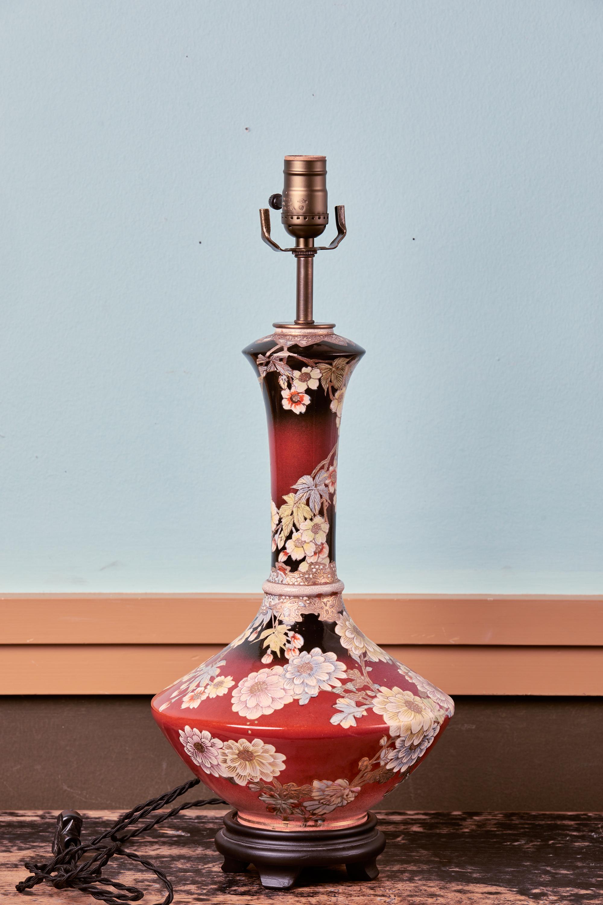 Antike Aesthetic Movement Tischlampe im Japonisme-Stil im Zustand „Gut“ im Angebot in Houston, TX