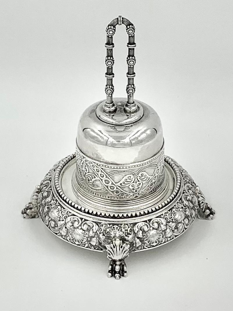 Antique Aesthetic Movement Tiffany & Co. Sterling Silver Bell on Stand 1873-1891 For Sale 5