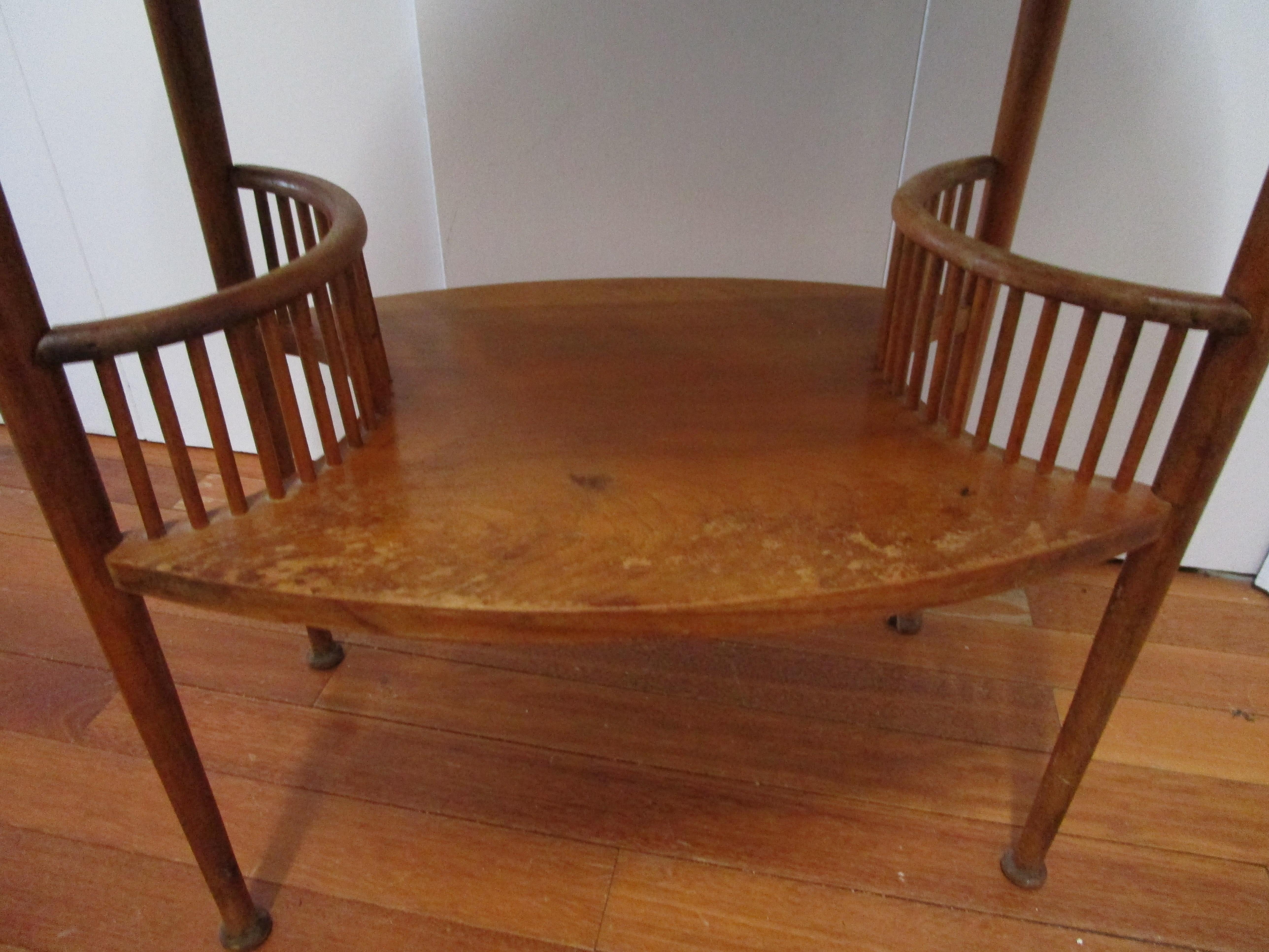 Ancienne table d'appoint en érable tigré Aesthetic Movement Anglais, 19e siècle en vente 2