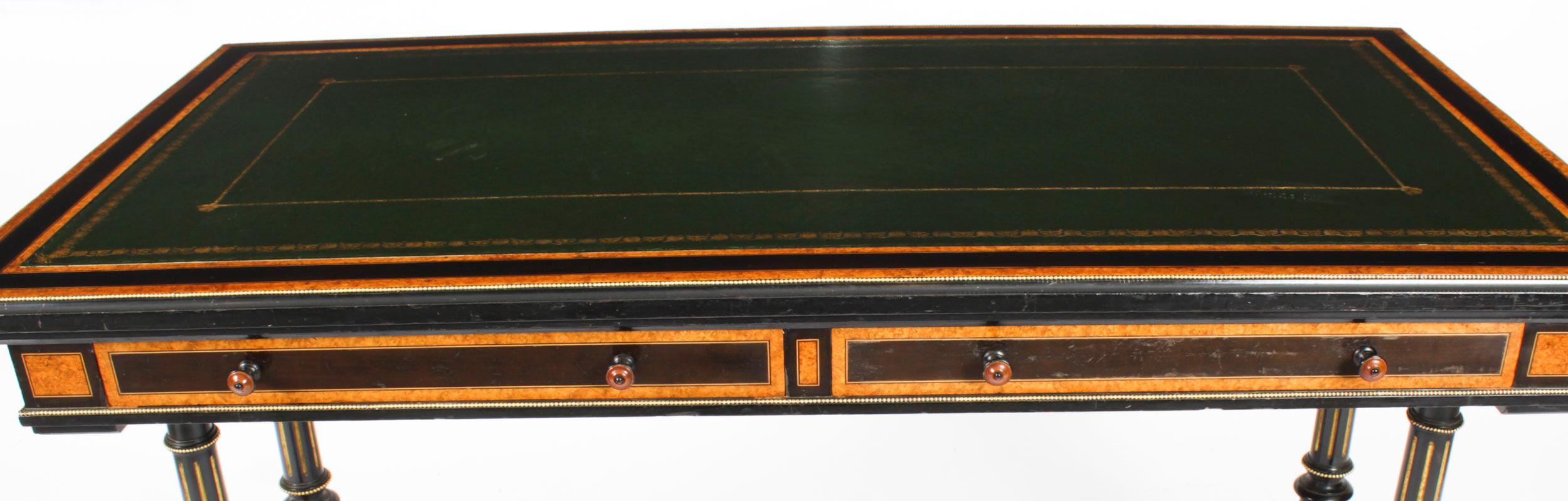 Table à écrire d'époque esthétique Edward & Roberts 19ème siècle Bon état - En vente à London, GB