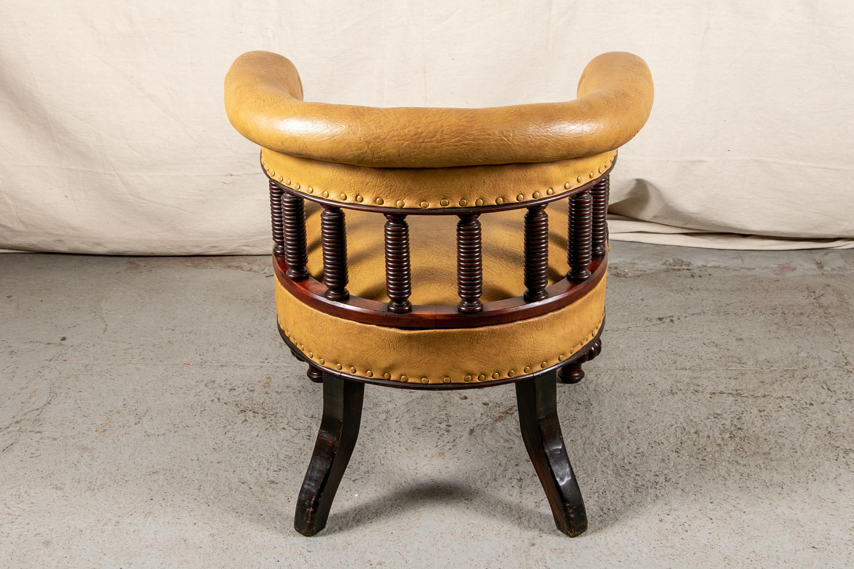 antique library chairs