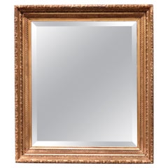 Antique Aesthetic Style Giltwood Wall Mirror, Circa 1890