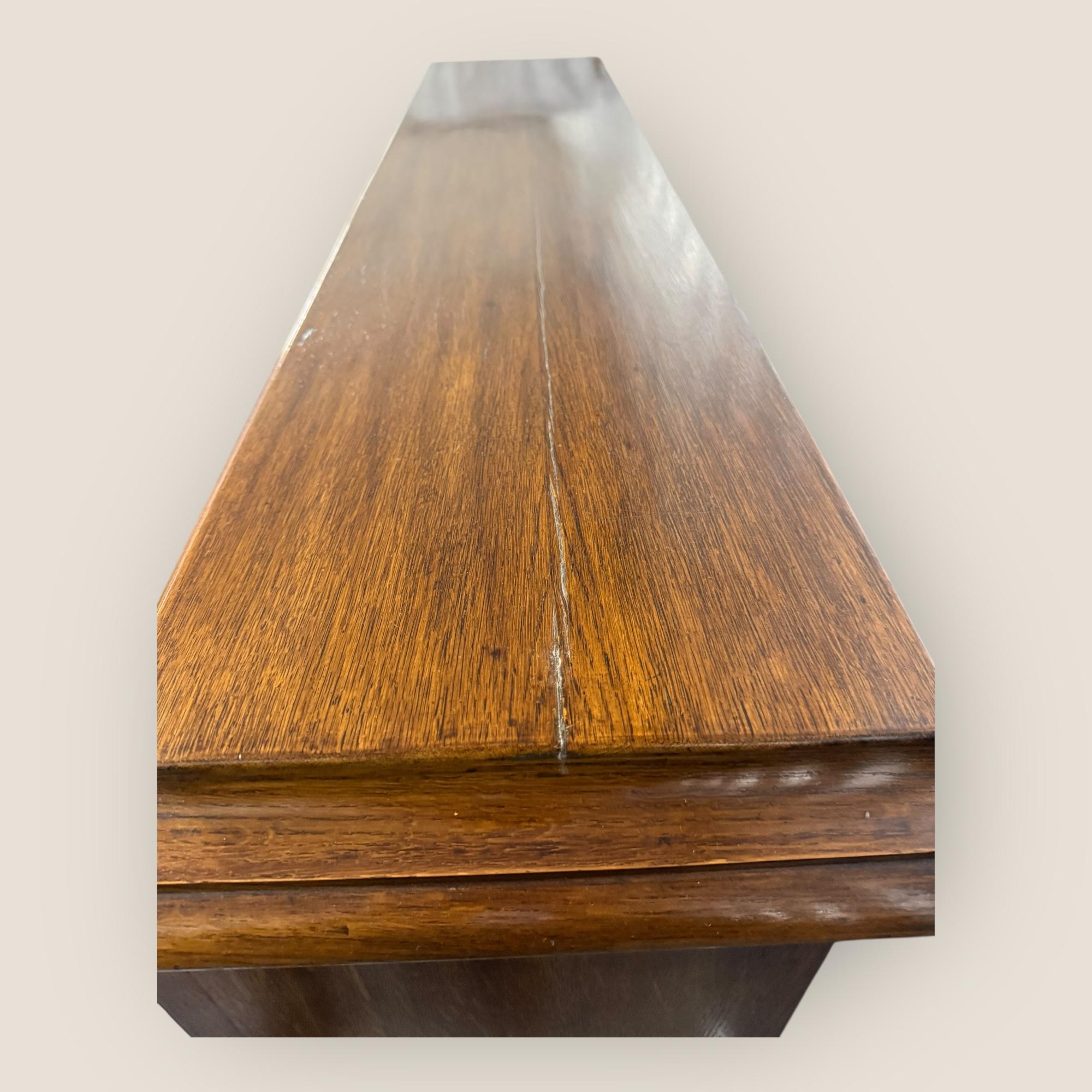 Grande libreria a giorno tardo-vittoriana in Oak Oak in vendita 1