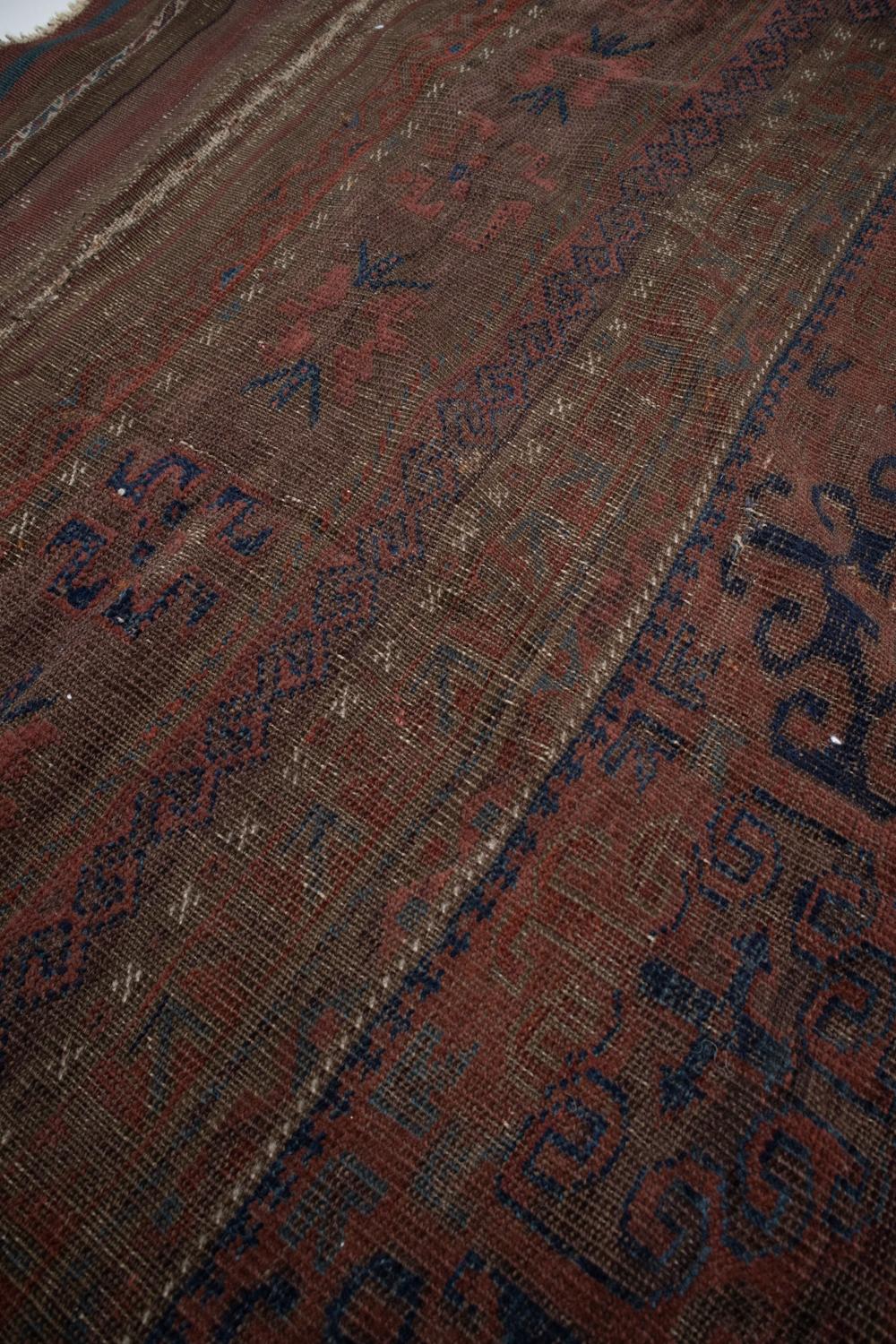 Antique Afghan Baluch Rug In Good Condition In West Palm Beach, FL