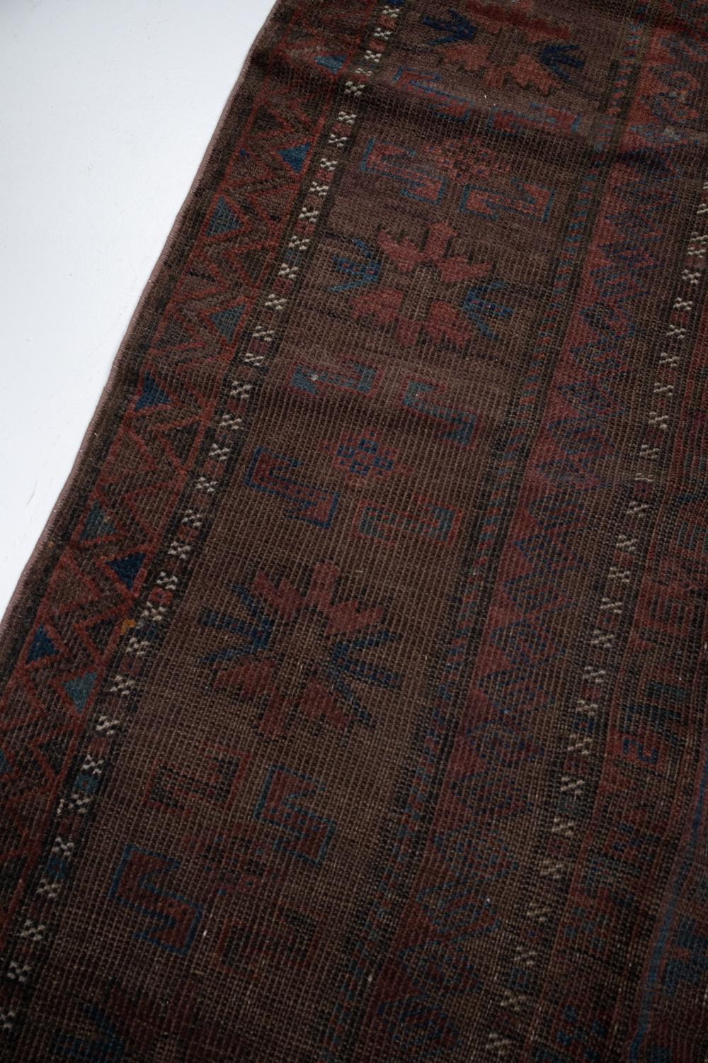 Wool Antique Afghan Baluch Rug