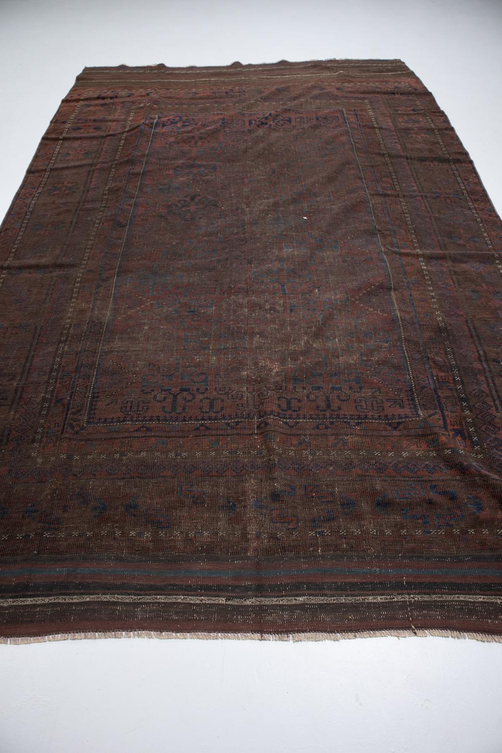 Antique Afghan Baluch Rug 1