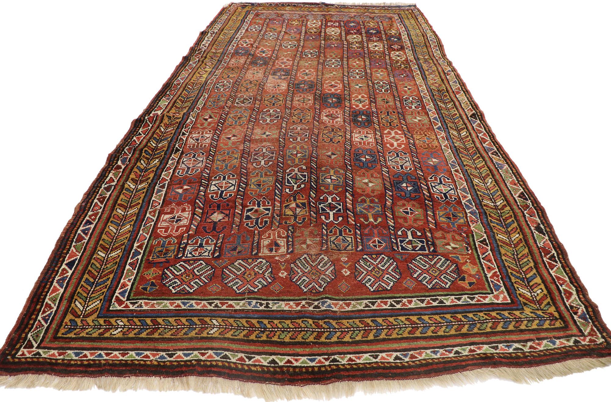 Tribal Antique Afghan Bashir Carpet For Sale