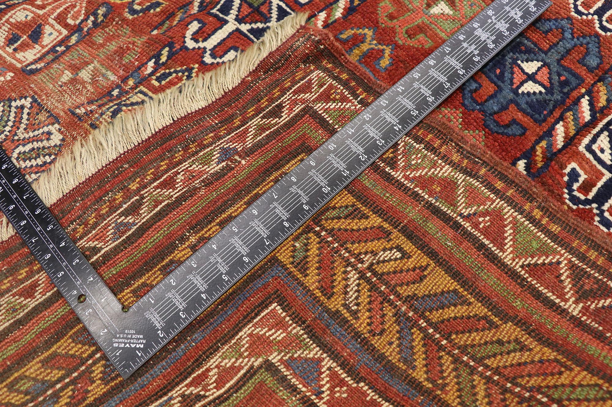 Antique Afghan Bashir Carpet In Good Condition For Sale In Dallas, TX
