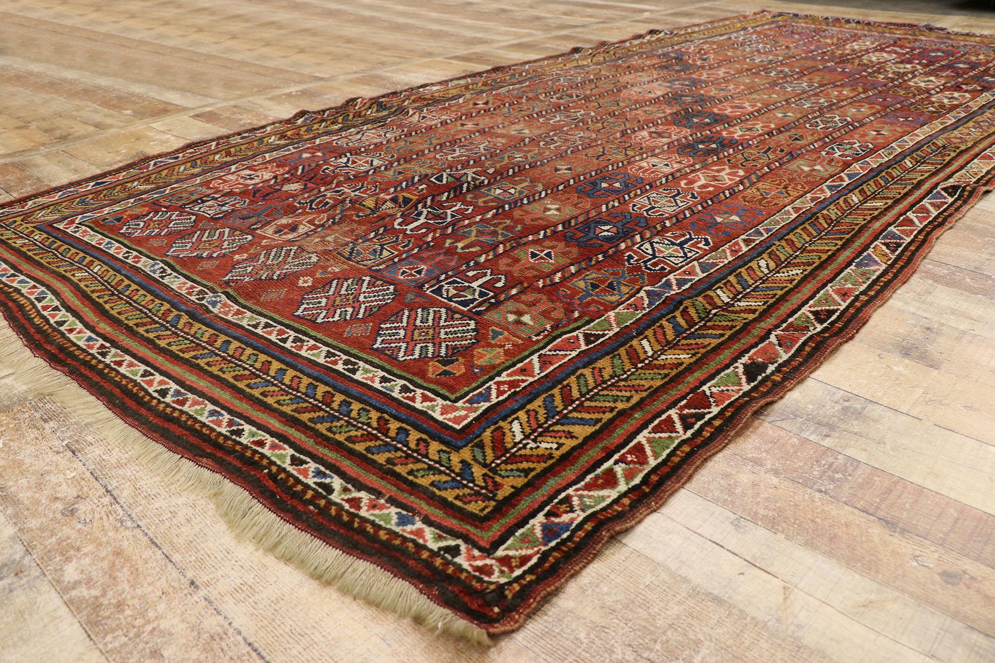 20th Century Antique Afghan Bashir Carpet For Sale